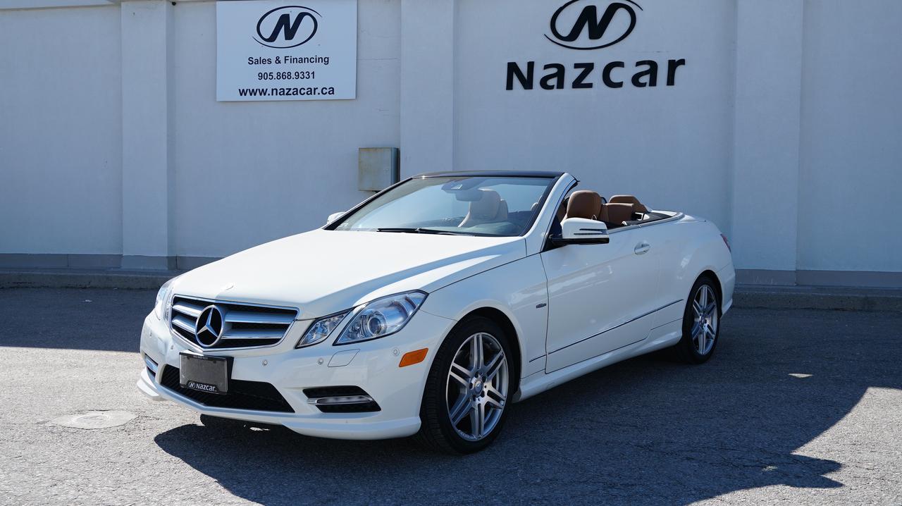 2012 Mercedes-Benz E-Class Cabriolet E350 AMG / PREMIUM / SPORT PKG NAV / CAM Photo