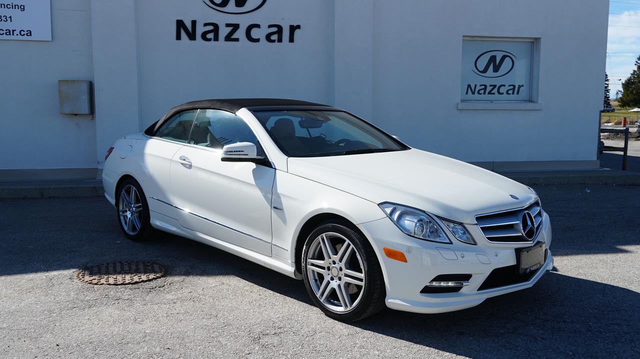 2012 Mercedes-Benz E-Class Cabriolet E350 AMG / PREMIUM / SPORT PKG NAV / CAM Photo