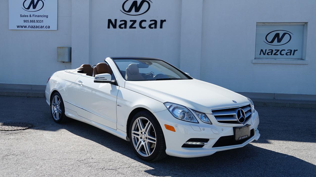 2012 Mercedes-Benz E-Class Cabriolet E350 AMG / PREMIUM / SPORT PKG NAV / CAM Photo