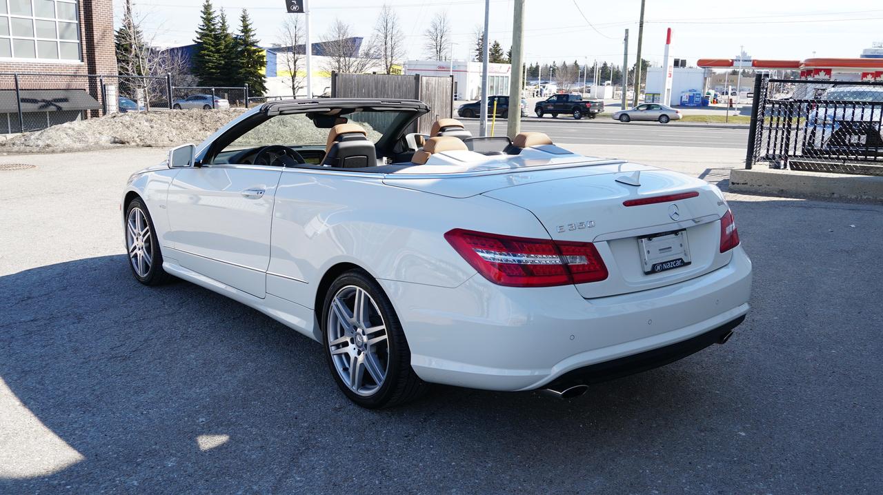 2012 Mercedes-Benz E-Class Cabriolet E350 AMG / PREMIUM / SPORT PKG NAV / CAM Photo