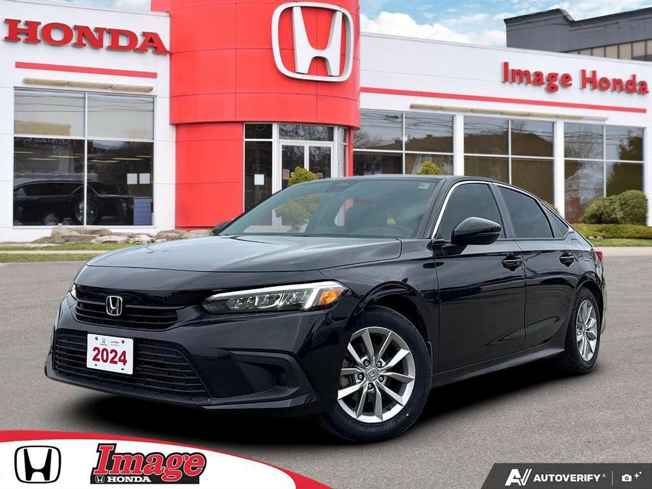 2024 Honda Civic Sedan EX CVT   SUNROOF   NO CLAIMS   ONE OWNER   CARPLAY Photo