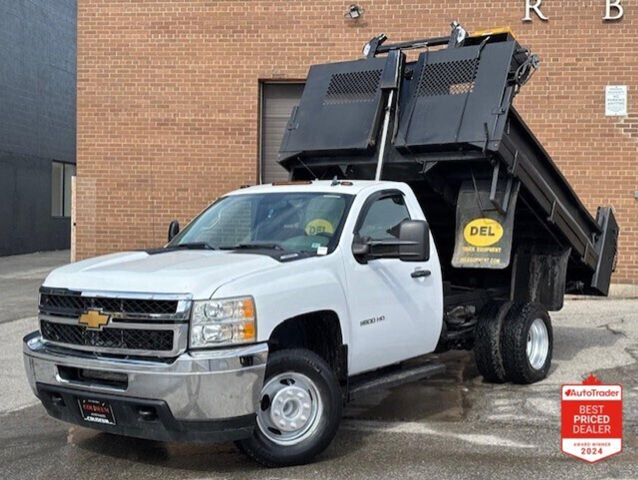 2012 Chevrolet Silverado 3500HD REGULAR CAB 9.5 FOOT DEL DUMP BOX-NEW TIRES-BRAKES Photo