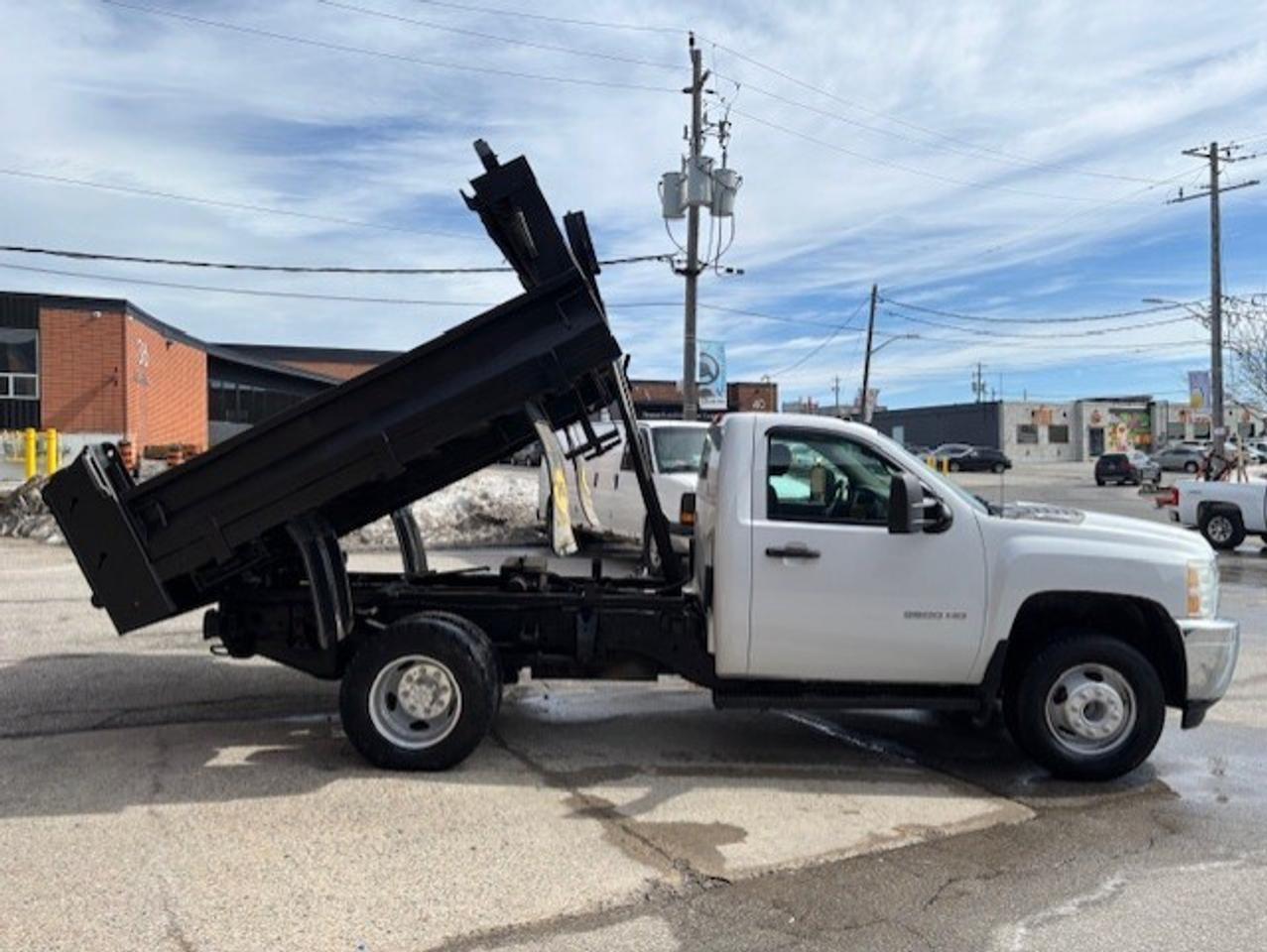 2012 Chevrolet Silverado 3500HD REGULAR CAB 9.5 FOOT DEL DUMP BOX-NEW TIRES-BRAKES Photo
