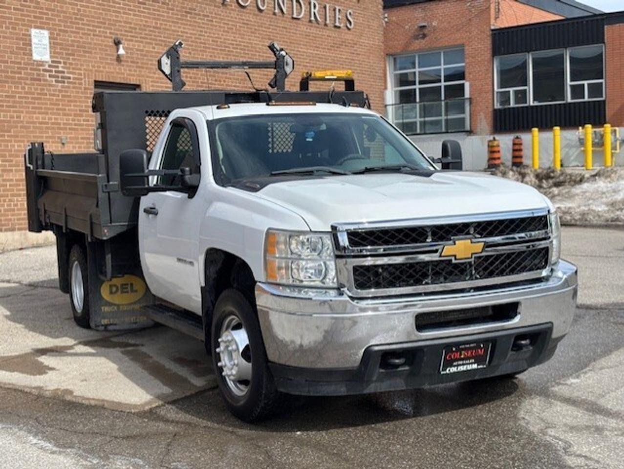 2012 Chevrolet Silverado 3500HD REGULAR CAB 9.5 FOOT DEL DUMP BOX-NEW TIRES-BRAKES Photo