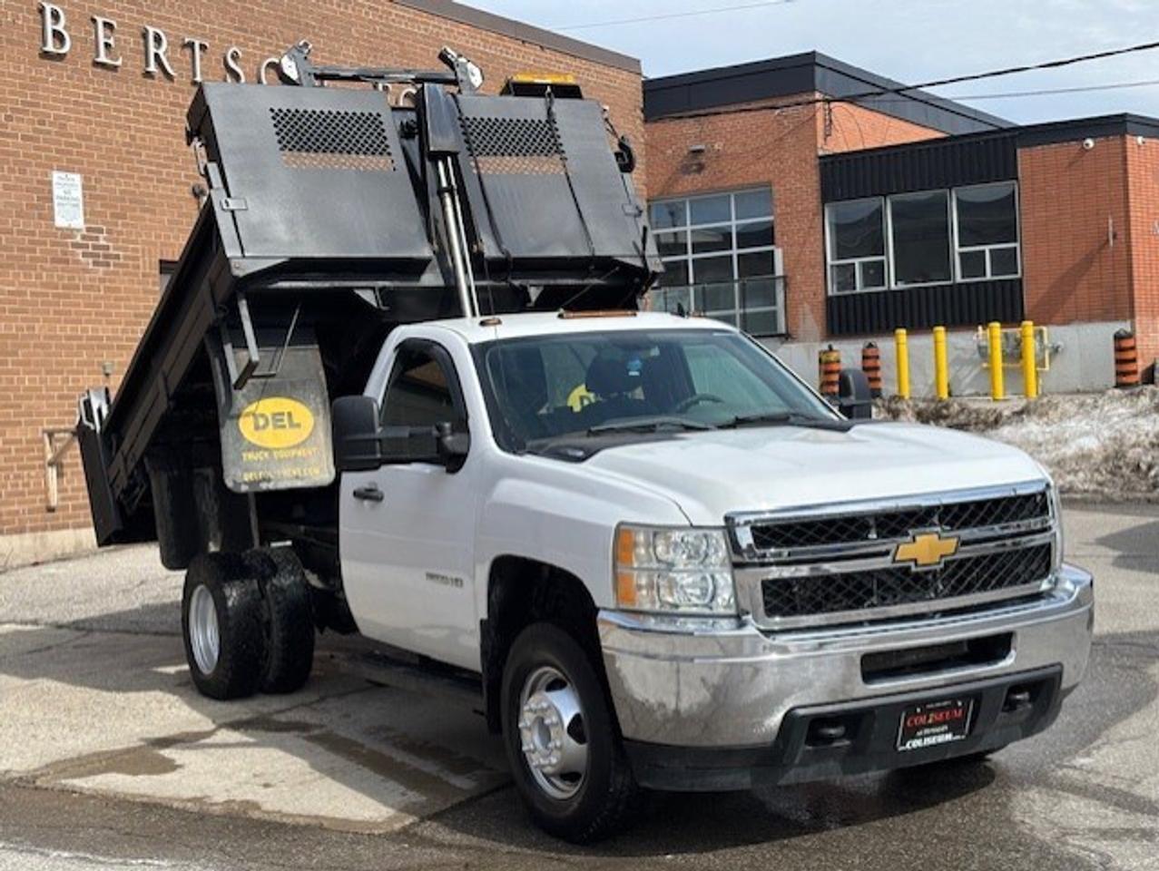 2012 Chevrolet Silverado 3500HD REGULAR CAB 9.5 FOOT DEL DUMP BOX-NEW TIRES-BRAKES Photo