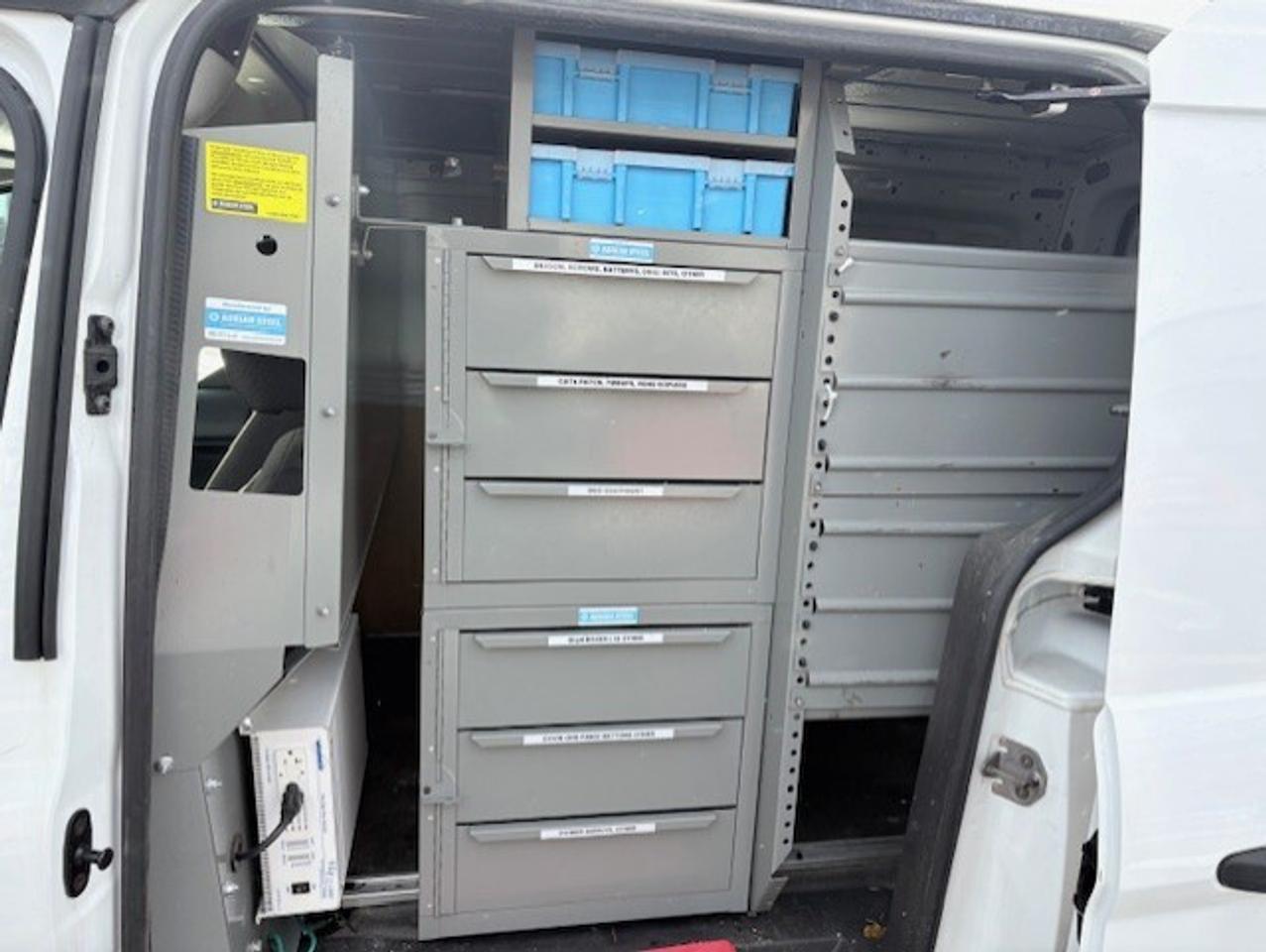 2018 Ford Transit Connect XL NO WINDOWS-SHELVES-DIVIDER-CAMERA-LADDER RACKS Photo
