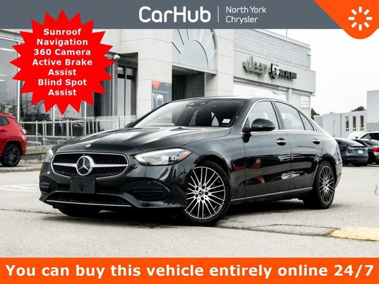 2023 Mercedes-Benz C-Class C 300 Sunroof Navigation 360 Camera Active Brake Assist Blind Spot Assist Photo0