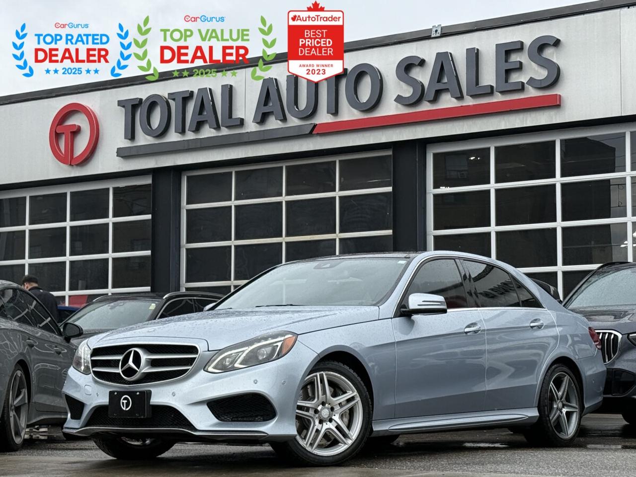 ** JUST ARRIVED! DONT MISS OUT ON THIS ONE!! ** <br/> ** CLEAN TITLE, CARFAX VERIFIED! ** <br/> <br/> <br/> ===>> WE FINANCE ALL CREDIT TYPES! NEW TO THE COUNTRY?! NO PROBLEM! BAD CREDIT?! NO PROBLEM! <br/> ===>> YOU CAN APPLY ONLINE ON OUR WEBSITE OR IN PERSON! <br/> <br/> <br/> **GORGEOUS BLUE EXTERIOR ON PREMIUM BLACK LEATHER! COMES LOADED WITH //AMG SPORT PACKAGE! PANORAMIC GLASS ROOF, HARMAN KARDON SOUND SYSTEM, HEATED FRONT SEATS WITH MASSAGE, VENTILATED FRONT SEATS, REAR HEATED SEATS, HEATED STEERING WHEEL, REAR SUNSHADE, BACK UP CAMERA WITH PARKING ASSIST, NAVIGATION, BLIND SPOT ASSIST, LANE KEEP ASSIST, DISTANCE WARNING, & MUCH MUCH MORE!! ** <br/> <br/> <br/> >>>> FOLLOW US ON INSTAGRAM @ <br/> TOTALAUTOSALES <br/> <br/> <br/> *** PLEASE CALL (437) 494-3945 ** <br/> OUR NEW LOCATION: <br/> 2430 FINCH AVE WEST, NORTH YORK, M9M 2E1 <br/> <br/> <br/> *** CERTIFICATION: Have your new preowned vehicle certified at TOTAL AUTO SALES! We offer a full safety inspection exceeding industry standards, including oil change and professional detailing before delivery. Vehicles are not drivable, if not certified or e-tested, a certification package is available for $995. All trade-ins are welcome. Taxes, Finance fee and licensing are extra.**. <br/> <br/> <br/> ** WARRANTY. We provide extended warranties up to 48m with optional coverage up to 10,000$ per/claim with unlimited kms. ** <br/> *** PLEASE CALL (437) 494-3945 *** <br/> TOTAL AUTO SALES 2430 FINCH AVE WEST, NORTH YORK, M9M 2E1 <br/> <br/> <br/> ** To the best of our ability, we have made an effort to ensure that the information provided to you in this ad is accurate. We do not take any responsibility for any errors, omissions or typographic mistakes found on all our ads. Prices may change without notice. Please verify the accuracy of the information with our sales team. ** <br/>