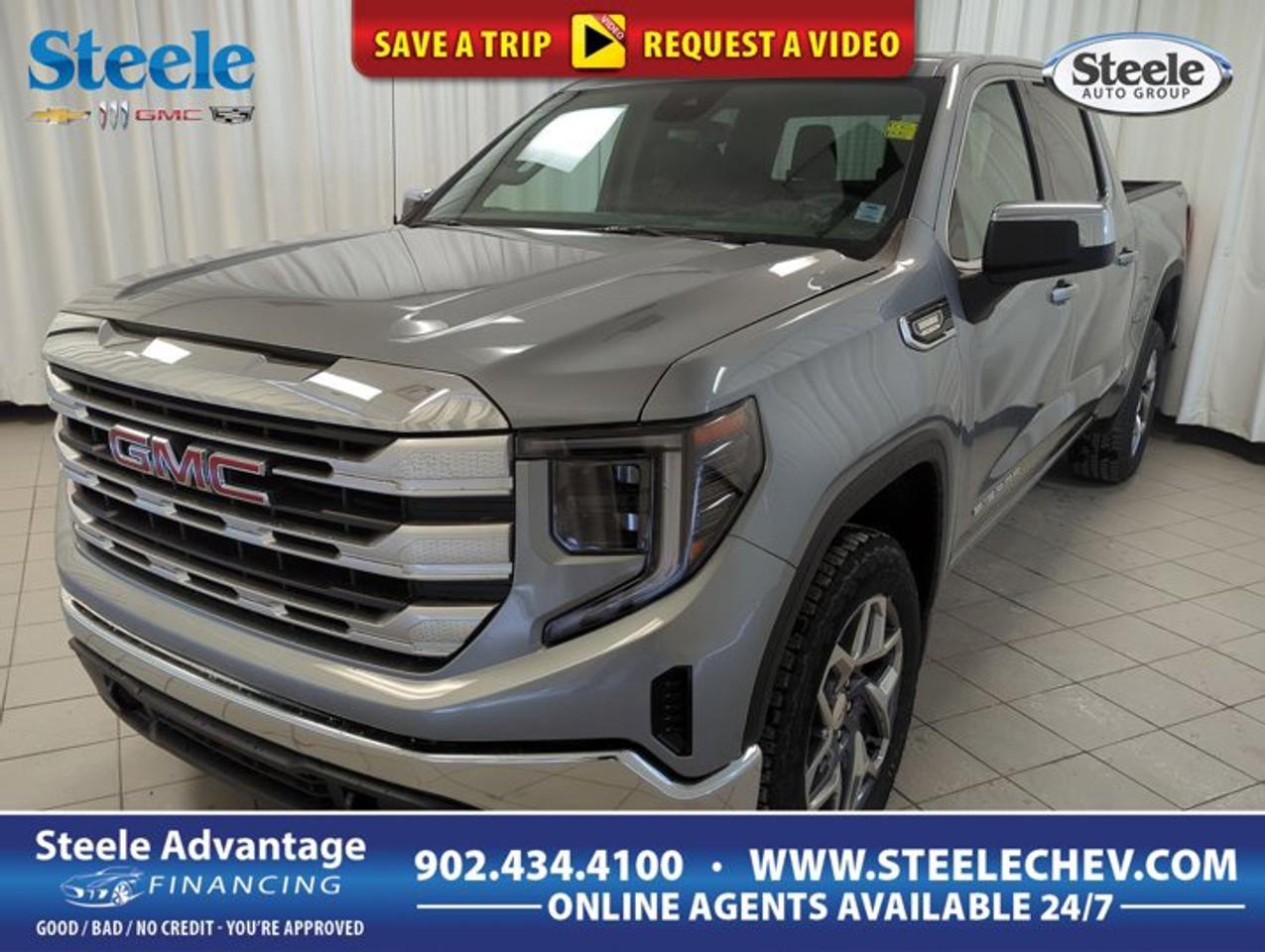 Built to handle hard work and long days with confidence, the 2026 GMC Sierra 1500 SLE is a full-size pickup that blends diesel power, four-wheel drive capability, and practical comfort. Finished in Silver with a Black interior, this four-door truck is ready for job sites, weekend towing, and daily driving in Dartmouth.At Steele Chevrolet Buick GMC, this 2026 GMC Sierra 1500 SLE stands out with a turbocharged 3.0L Duramax diesel I6 engine, automatic transmission, and 4-wheel drive. The combination delivers strong low-end torque, smooth highway manners, and the kind of efficiency many truck buyers want from a modern light-duty pickup.FEATURES OF THE Sierra 1500 SLETurbocharged 3.0L Duramax diesel I6 powerFour-wheel drive for year-round tractionAutomatic transmission for smooth operationSilver exterior with Black interiorTRUCK FEATURESTow/Haul mode supports controlled loaded drivingOff-road suspension helps on rough terrainSpare tire adds useful jobsite confidenceFour-door cab improves daily truck versatilityADVANCED SAFETY FEATURESFour-wheel drive boosts slippery-road controlOff-road suspension aids uneven surface stabilitySpare tire supports roadside readinessStrong truck design inspires confident travelPERFORMANCE AND EFFICIENCY3.0L diesel delivers strong torque outputAutomatic transmission shifts smoothly under loadTow/Haul mode helps manage heavy pullingEngine block heater supports cold startsCOMFORT AND CONVENIENCEFour doors improve passenger accessBlack interior offers clean, classic styleFull-size cabin suits work and familyPractical layout supports daily usabilityTECHNOLOGY AND CONNECTIVITYAutomatic transmission simplifies everyday drivingDriver-focused controls feel clear and logicalModern truck design supports easy operationFunctional cabin layout keeps essentials handyCARGO SPACEPickup bed supports tools and suppliesFull-size truck handles demanding hauling tasksSpare tire helps maintain trip confidenceVersatile bed suits work or playWHAT OTHER OWNERS LIKEStrong diesel torque for towing confidenceFour-wheel drive for winter road tractionComfortable ride from off-road suspensionUseful versatility for work and weekendsThe 2026 GMC Sierra 1500 SLE is designed for drivers who need real truck strength without giving up refinement. The turbocharged diesel I6 is a major highlight, offering the kind of pulling power and relaxed cruising character that makes long drives, towing, and hauling feel more effortless. With diesel efficiency and strong torque delivery, it is a smart fit for drivers who put their truck to work.Its 4-wheel drive system adds valuable confidence in changing Atlantic Canadian weather. From snowy streets to muddy worksites and gravel roads, this setup helps the truck stay composed when conditions become more demanding. The off-road suspension further supports that capability by helping the Sierra handle rougher surfaces with improved control and comfort.Practical details also make a difference in day-to-day ownership. Tow/Haul mode is especially useful when carrying heavier loads, helping the truck respond more effectively under strain. The engine block heater is a welcome addition for cold mornings in Dartmouth, while the spare tire adds peace of mind when the road ahead is less predictable.The Silver exterior gives this Sierra 1500 SLE a clean, professional look that suits both business and personal use. Inside, the Black interior keeps the cabin looking timeless and ready for regular use. The four-door configuration also makes this truck more flexible, offering easy access for passengers, gear, and the demands of a busy schedule.For drivers shopping at Steele Chevrolet Buick GMC, this 2026 GMC Sierra 1500 SLE delivers the essentials that matter most: diesel power, 4-wheel drive capability, practical truck features, and a strong, dependable presence. It is a pickup built to do more, whether the day calls for towing, hauling, commuting, or heading beyond the pavement.This 2026 GMC Sierra 1500 SLEs VIN is: 3GTUUBE82TG277958.