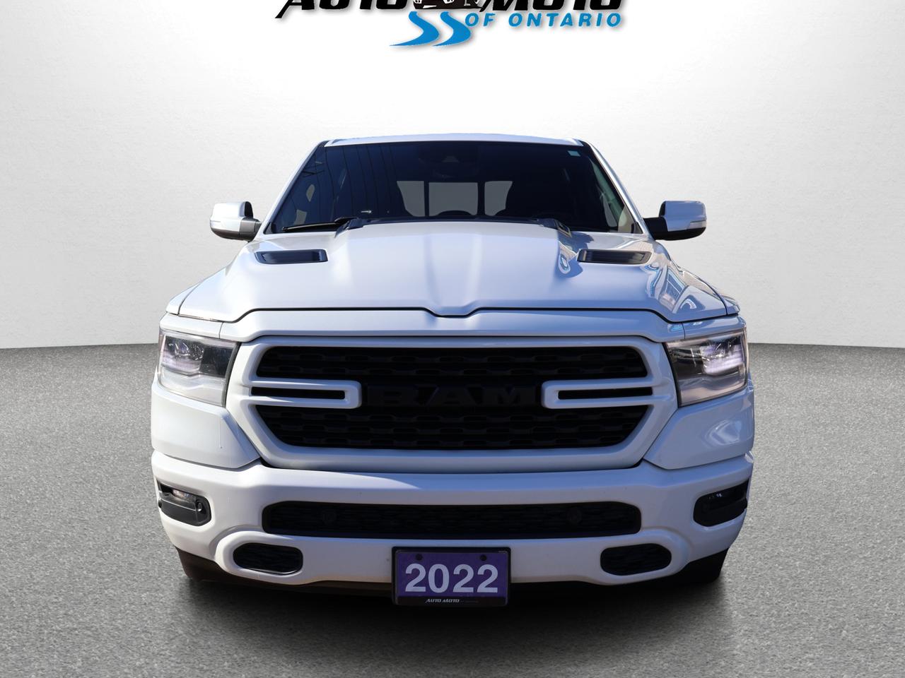 2022 RAM 1500 GT-SPORT HEMI CREW 4WD CERTIFIED *1 OWNER*ACCIDENT FREE* CAMERA NAV BLUETOOTH LEATHER HEATED SEATS CRUISE ALLOYS Photo