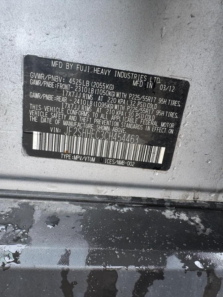 2012 Subaru Forester 2.5XT Premium, TURBO, DRIVES WELL, AS IS Photo