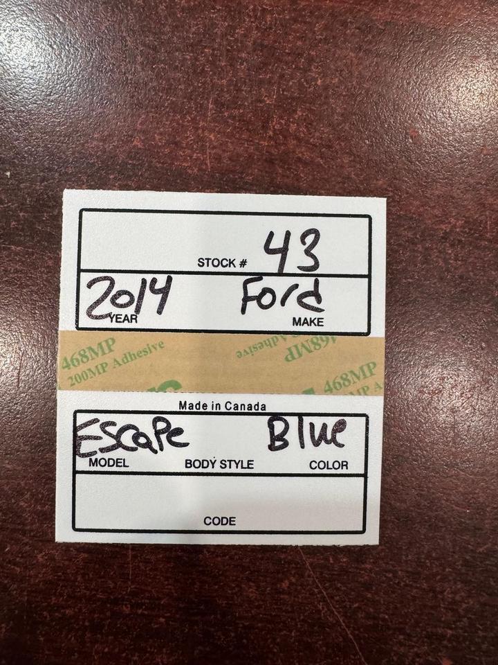 2014 Ford Escape SE, AUTO, ENGINE NEEDS REPAIR, AS IS SPECIAL Photo