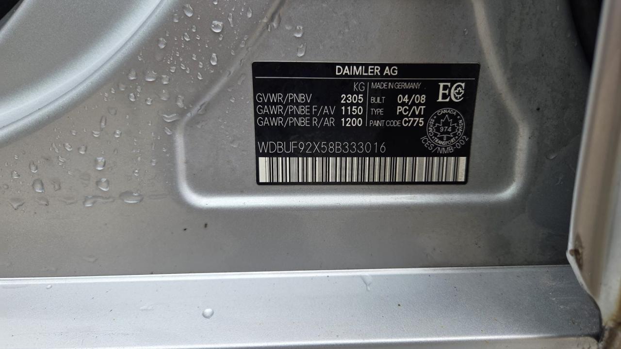 2008 Mercedes-Benz E-Class 3.0L, RUNS WELL, TRANS LIMP MODE, AS IS Photo