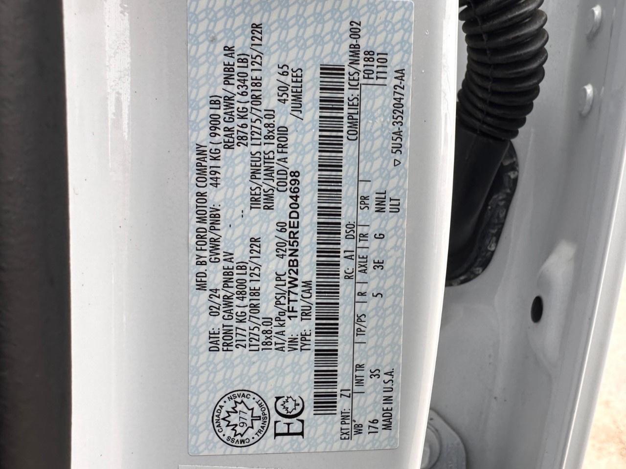 2024 Ford F-250 Super Duty SRW XLT 4WD CREW CAB 8' BOX Photo