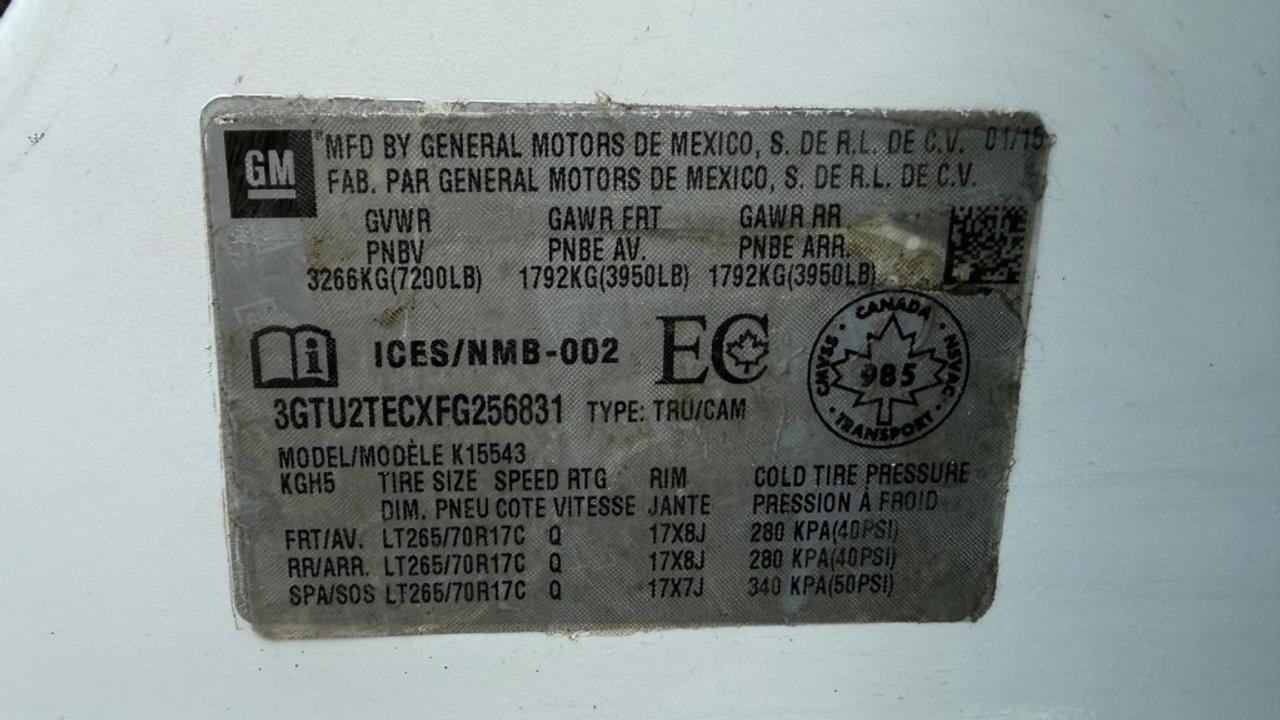 2015 GMC Sierra 1500 Base 4x2 Crew Cab 5.75 ft. box 143.5 in. WB Automatic Photo