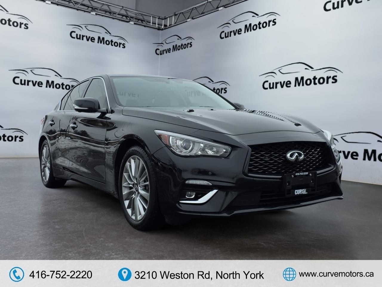 2021 Infiniti Q50 LUXE AWD *300 HP/NO ACCIDENTS/ROOF/CARPLAY/360 CAM Photo