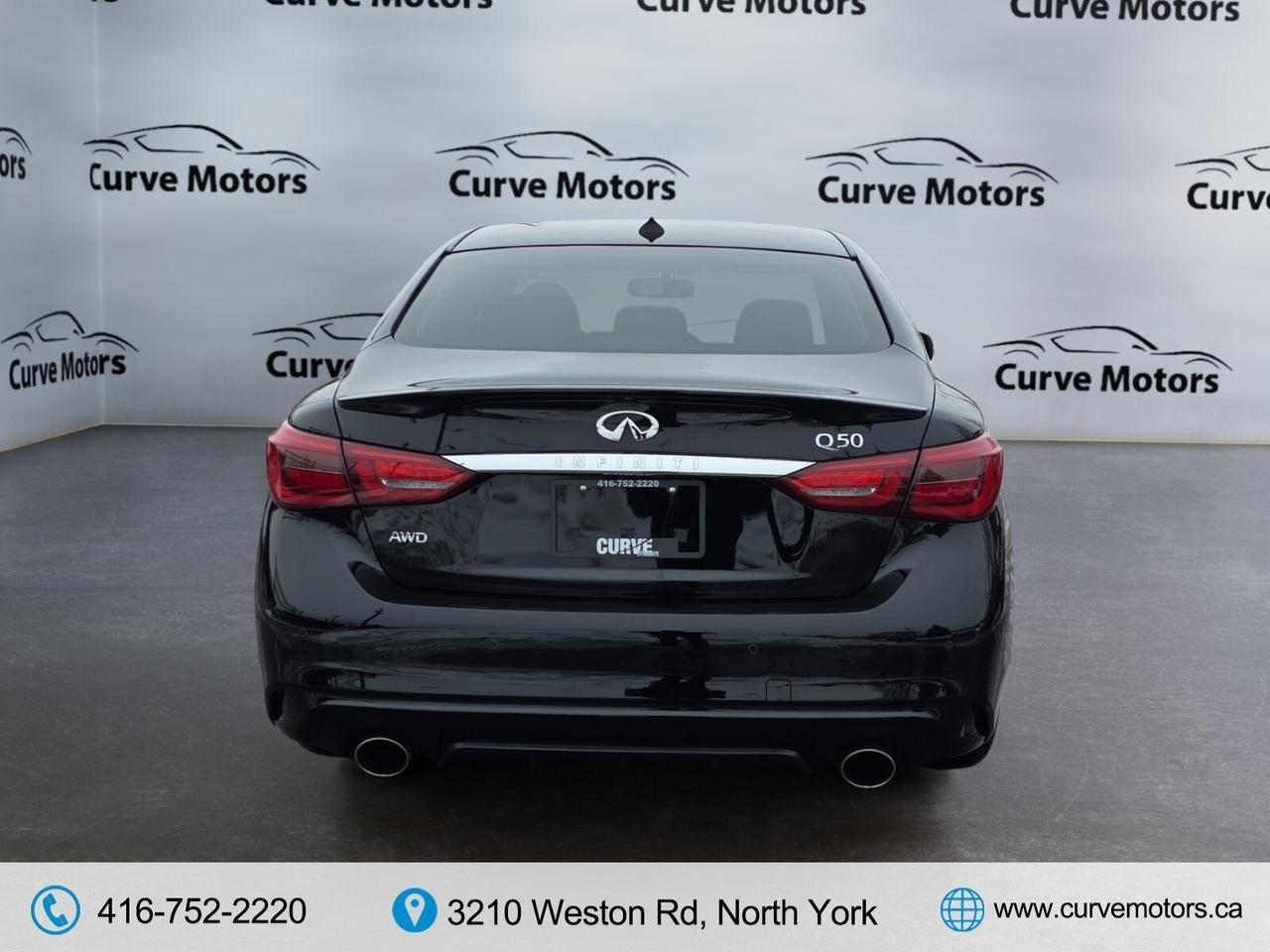 2021 Infiniti Q50 LUXE AWD *300 HP/NO ACCIDENTS/ROOF/CARPLAY/360 CAM Photo