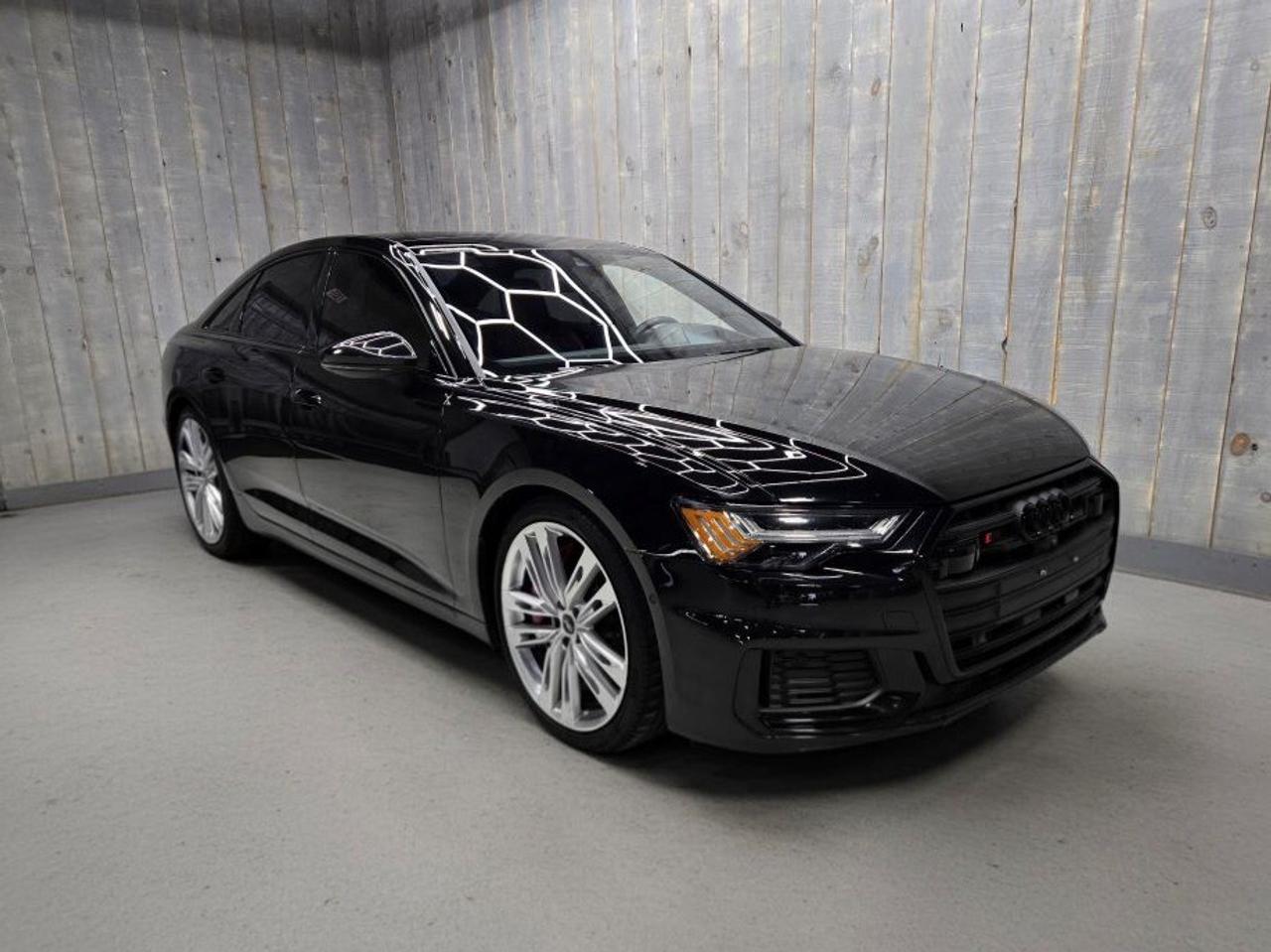 2022 Audi S6 BLACK OPTICS  21 WHEELS  CARBON FIBER ACCIDENT FRE Photo0
