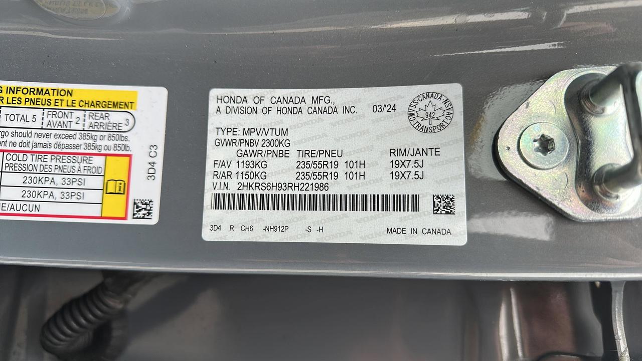 2024 Honda CR-V Hybrid Touring Photo