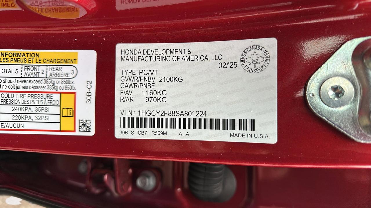 2025 Honda Accord Hybrid TOURING Photo