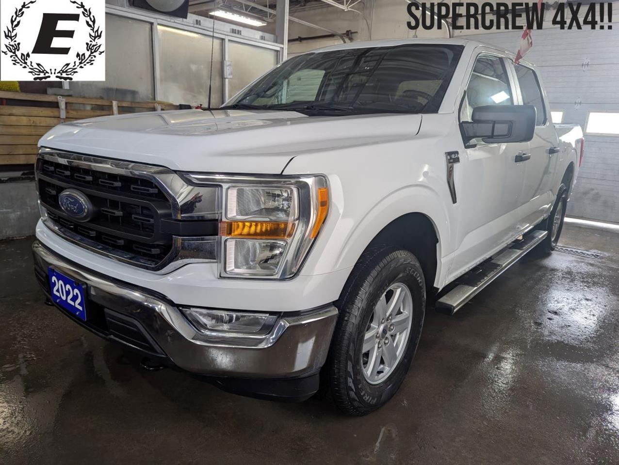 <p>Looking for a powerful and versatile pickup that can handle both work and play? Check out this used 2022 Ford F-150 XLT Supercrew 4x4, now available at Eckert Auto Sales, 192 Essa Road, Barrie! This rugged truck, boasting a clean white exterior and a comfortable grey interior, is ready for anything you throw its way. With a reliable 3.3L V6 engine and a smooth automatic transmission, this F-150 offers a comfortable ride while providing the 4-wheel drive capability you need to tackle tough terrain and challenging weather conditions. This truck has 146,400km on the odometer.</p><p>This F-150 XLT Supercrew is packed with features designed to enhance your driving experience. Whether youre hauling cargo, navigating city streets, or embarking on an off-road adventure, this truck is up for the challenge.</p><p>Here at Eckert Auto Sales, 192 Essa Road we have no extra or hidden fees just honest pricing. Included in the price is our Advantage Package which includes the safety, oil change, we guarantee everything mechanically works on the F-150 XLT 100% and back it with a Dealer Warranty for 30 days/500 kilometers. Do you require financing if so you have found the right dealer. We give you the best interest rate available for your credit score. No extra upselling of interest rates, no finance fees by the dealership!! At Eckert Auto Sales we are your transparent family operated dealership. We welcome you to join the Eckert Auto Sales family.</p><p>HST and licensing extra.</p><p>For more information give us a call today (705)797-1100 or visit us at 192 Essa Road, Barrie</p>