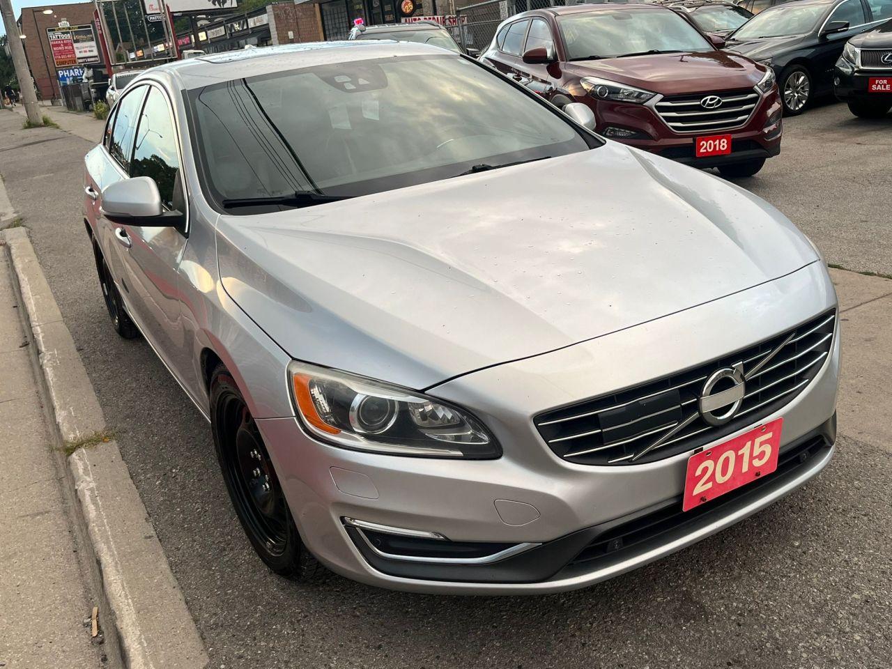 2015 Volvo S60 T6 Premier Plus-BLUETOOTH-BK.CAM-LTHER-SUNROOF