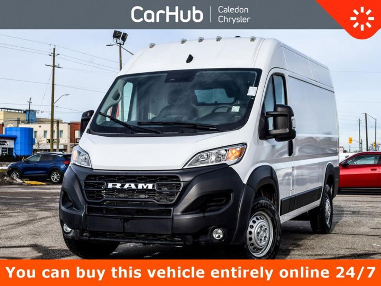 <p>This Ram ProMaster Cargo Van has a powerful Regular Unleaded V-6 3.6 L/220 engine powering this Automatic transmission. Only 38 Miles! WHEELS: 16 X 6 STEEL (STD), TRANSMISSION: 9-SPEED AUTOMATIC (STD), SIDE WALL PANELING - LOWER.Our advertised prices are for consumers (i.e. end users) only.</p><p>Not Former Daily Rental</p><p>Clean Carfax</p><p>This vehicle is in excellent condition and has passed a multi point inspection. Vehicle detailed.</p><p> </p><p> </p><p>This Ram ProMaster 2500 High Roof 136 WB w/Pass Seat Cargo Van Comes Equipped with These Options</p><p>Google Android Auto</p><p>4G LTE Wi-Fi Hot Spot</p><p>Apple CarPlay Capable</p><p>ParkView BackUp Camera</p><p>Mopar Cargo Area Floor Mat</p><p>Forward Collision Warning-Plus</p><p>Adaptive Cruise Control With Stop</p><p>Sliding Rear Passenger Side Door</p><p>Cargo Partition With Sliding Window</p><p>Rear Cargo LED Lamp, Wireless Phone Connectivity, Wheel Centre Cap, Variable Intermittent Wipers, Urethane Gear Shifter Material, Trip Computer, Transmission w/Driver Selectable Mode, Sequential Shift Control and Oil Cooler, Trailer Style Mirrors, Towing Equipment -inc: Trailer Sway Control.Engine: 3.6L Pentastar VVT V6, Transmission: 9-Speed Automatic, Manual 4-Way Front Passenger Seat, Passenger Bucket Seat ,</p><p> </p><p>The window sticker for this used vehicle is the original sticker, so detailed options, pricing and specs may differ. Please inquire for more information.<br />Please note the window sticker features options the car had when new -- some modifications may have been made since then. Please confirm all options and features with your CarHub Product Advisor.</p><p> </p><p> </p><p> </p><p>Drive Happy with CarHub<br />*** All-inclusive, upfront prices -- no haggling, negotiations, pressure, or games</p><p>*** Purchase or lease a vehicle and receive a $1000 CarHub Rewards card for service</p><p>*** Purchase this vehicle fully online on CarHub websites</p><p> </p><p>Transparency Statement<br />Online prices and payments are for finance purchases -- please note there is a $850 finance/lease fee. Cash purchases for used vehicles have a $2,350 surcharge (the finance price + $2,350), however cash purchases for new vehicles only have tax and licensing extra -- no surcharge. NEW vehicles priced at over $100,000 including add-ons or accessories are subject to the additional federal luxury tax. While every effort is taken to avoid errors, technical or human error can occur, so please confirm vehicle features, options, materials, and other specs with your CarHub representative. This can easily be done by calling us or by visiting us at the dealership. CarHub used vehicles come standard with 1 key. If we receive more than one key from the previous owner, we include them with the vehicle. Additional keys may be purchased at the time of sale. Ask your Product Advisor for more details. Payments are only estimates derived from a standard term/rate on approved credit. Terms, rates and payments may vary. Prices, rates and payments are subject to change without notice. Please see our website for more details.</p>