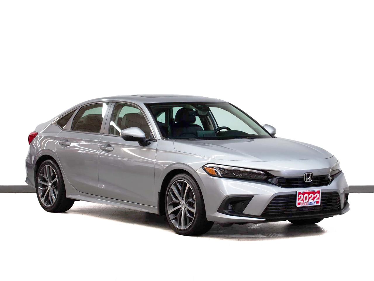 <div style=margin-bottom: 15px;><p data-path-to-node=1>Cash Price: $27,950 Finance Price: $25,950</p></div><div style=margin-bottom: 15px;><p data-path-to-node=2>Clean CarFax. 9-inch HD touchscreen | Wireless Apple CarPlay / Android Auto | 12-speaker Bose premium sound system | 10.2 inch fully digital instrument cluster | Embedded Navigation | Leather-trimmed seating surfaces | Power moonroof | Wireless phone charging | Heated front & rear seats | Heated leather-wrapped steering wheel | 18-inch aluminum-alloy wheels | LED headlights with auto-on/off | Front & rear parking sensors | Low-speed braking control | Blind spot monitoring | Rear cross traffic monitor | Adaptive cruise control | Lane keeping assist | Backup camera | Bluetooth. 1.5L Turbocharged 4-cylinder engine (180HP). Smooth Eco Comfort. Extended warranty options available. Trades are welcome. Financing for all credit types. Same-day approval. 125-point inspection completed. Detailed from corner to corner. Over 250 high-quality used vehicles available at the lowest prices for you to choose from. All vehicles are indoors. Visit us rain or shine.</p></div><div style=margin-bottom: 15px;>Call us to book a test drive: <a href=tel:4167397262>416-739-7262</a><br>Get pre-approved for your car loan in a minute: <a href=https://www.autorama.ca/financing/>Apply for Used Car Financing</a><br>Visit our showroom: 1205 Finch Ave West, North York, ON M3J 2E8</div><div style=margin-top: 15px; margin-bottom: 15px;>&mdash;&mdash;&mdash;&mdash;&mdash;&mdash;&mdash;&mdash;&mdash;&mdash;&mdash;&mdash;&mdash;&mdash;&mdash;&mdash;&mdash;&mdash;&mdash;&mdash;&mdash;&mdash;&mdash;&mdash;&mdash;&mdash;&mdash;&mdash;</div><h3 style=margin-bottom: 5px; margin-top: 0;>Pricing&nbsp;</h3><div style=margin-bottom: 15px;>Best Priced Dealer Award Winner for consecutive years. No admin or hidden fees. Prices exclude HST and licensing. Although every effort is made to ensure accuracy, Autorama is not responsible for typographical errors, omissions, or changes. Please verify all details in person. <span style=text-decoration: underline;>All vehicles can be Certified for an additional $999</span>. If not Certified, as per OMVIC Regulations, the vehicle is deemed to be not drivable and not Certified. Special pricing is not available to commercial, dealer, or exporting purchasers.</div><div style=margin-top: 15px; margin-bottom: 15px;>&mdash;&mdash;&mdash;&mdash;&mdash;&mdash;&mdash;&mdash;&mdash;&mdash;&mdash;&mdash;&mdash;&mdash;&mdash;&mdash;&mdash;&mdash;&mdash;&mdash;&mdash;&mdash;&mdash;&mdash;&mdash;&mdash;&mdash;&mdash;</div><h3 style=margin-bottom: 5px; margin-top: 0;>Financing</h3><div style=margin-bottom: 15px;>We welcome all credit types (no credit, new to the country, bankruptcy, consumer proposal, collections, and others). We offer $0 down and no payment for up to 6 months on approved credits. Want to get started now? Apply for a <a href=https://www.autorama.ca/financing/?utm_source=vdpdesc&utm_medium=vdpdesc>car loan online</a>. Same-day auto finance approvals and same-day delivery are available for qualified customers.</div><div style=margin-top: 15px; margin-bottom: 15px;>&mdash;&mdash;&mdash;&mdash;&mdash;&mdash;&mdash;&mdash;&mdash;&mdash;&mdash;&mdash;&mdash;&mdash;&mdash;&mdash;&mdash;&mdash;&mdash;&mdash;&mdash;&mdash;&mdash;&mdash;&mdash;&mdash;&mdash;</div><h3 style=margin-bottom: 5px; margin-top: 0;>Vehicle Review</h3><div style=margin-bottom: 15px;><p data-path-to-node=12>The 2022 Honda Civic Touring represents the arrival of the 11th-generation redesign, bringing a Man-Maximum, Machine-Minimum philosophy that results in a cleaner, more upscale interior and class-leading technology. Powered by a responsive 180HP 1.5L Turbocharged engine, the Touring trim is the most feature-rich Civic ever built. It debuts the first-ever Bose premium sound system in a Civic and a massive 10.2-inch all-digital dashboard. With a more rigid body structure and refined suspension, this generation offers a quieter, more grown-up driving experience that feels closer to a luxury sedan than a compact car. Standard with wireless smartphone connectivity and the full suite of Honda Sensing safety tech, it remains the gold standard for its segment. We have a wide selection of used <a href=https://www.autorama.ca/used/honda-civic/ target=_blank rel=noopener>Honda Civic</a> to help you choose.</p></div><div style=margin-top: 15px; margin-bottom: 15px;>&mdash;&mdash;&mdash;&mdash;&mdash;&mdash;&mdash;&mdash;&mdash;&mdash;&mdash;&mdash;&mdash;&mdash;&mdash;&mdash;&mdash;&mdash;&mdash;&mdash;&mdash;&mdash;&mdash;&mdash;&mdash;&mdash;&mdash;&mdash;</div><h3 style=margin-bottom: 5px; margin-top: 0;>Warranty</h3><div style=margin-bottom: 15px;>This vehicle qualifies for an extended warranty with a variety of terms and coverage options. Ask us anytime, we&rsquo;ll help you choose the plan that&rsquo;s right for you.</div><div style=margin-top: 15px; margin-bottom: 15px;>&mdash;&mdash;&mdash;&mdash;&mdash;&mdash;&mdash;&mdash;&mdash;&mdash;&mdash;&mdash;&mdash;&mdash;&mdash;&mdash;&mdash;&mdash;&mdash;&mdash;&mdash;&mdash;&mdash;&mdash;&mdash;&mdash;&mdash;&mdash;</div><h3 style=margin-bottom: 5px; margin-top: 0;>Trade-In / Appraisal</h3><div style=margin-bottom: 15px;>Have a vehicle to trade? We pay top dollar for trades, any vehicle, any condition. Bring your trade for a free appraisal when you visit us or you can apply for</div><div style=margin-top: 15px; margin-bottom: 15px;>&mdash;&mdash;&mdash;&mdash;&mdash; &mdash;&mdash;&mdash;&mdash;&mdash;&mdash;&mdash;&mdash;&mdash;&mdash;&mdash;&mdash;&mdash;&mdash;&mdash;&mdash;&mdash;&mdash;&mdash;&mdash;&mdash;&mdash;&mdash;</div><h3 style=margin-bottom: 5px; margin-top: 0;>Visit / Showroom Info</h3><div style=margin-bottom: 15px;>Visit our indoor showroom (rain or shine) at:<br>Autorama 1205 Finch Ave West, North York, ON M3J 2E8<br>Call us at <a href=tel:4167397262>416-739-7262</a> to book a test drive or ask questions.</div><div style=margin-top: 15px; margin-bottom: 15px;>&mdash;&mdash;&mdash;&mdash;&mdash;&mdash;&mdash;&mdash;&mdash;&mdash;&mdash;&mdash;&mdash;&mdash;&mdash;&mdash;&mdash;&mdash;&mdash;&mdash;&mdash;&mdash;&mdash;&mdash;&mdash;&mdash;&mdash;&mdash;</div><h3 style=margin-bottom: 5px; margin-top: 0;>Who we are</h3><div style=margin-bottom: 15px;>Autorama is Toronto&rsquo;s trusted, award-winning <a href=https://www.autorama.ca/?utm_source=vdpdesc&utm_medium=vdpdesc>used car dealership</a>, offering over 250 hand-picked vehicles at the lowest prices. We&rsquo;re committed to exceptional service and have proudly served Toronto, Mississauga, Brampton, and the GTA for over 25 years &mdash; and with our full indoor showroom, you can visit us rain or shine.</div><div style=margin-top: 15px; margin-bottom: 15px;>&mdash;&mdash;&mdash;&mdash;&mdash;&mdash;&mdash;&mdash;&mdash;&mdash;&mdash;&mdash;&mdash;&mdash;&mdash;&mdash;&mdash;&mdash;&mdash;&mdash;&mdash;&mdash;&mdash;&mdash;&mdash;&mdash;&mdash;&mdash;</div><h3 style=margin-bottom: 5px; margin-top: 0;>Disclaimers</h3><ul style=margin-top: 0; padding-left: 20px;><li><span data-olk-copy-source=MessageBody>Prices exclude HST and licensing.</span></li></ul><ul style=margin-top: 0; padding-left: 20px;><li data-ogsc= data-olk-copy-source=MessageBody>Prices, rates, and payments are subject to change without notice.</li></ul><ul style=margin-top: 0; padding-left: 20px;><li data-ogsc= data-olk-copy-source=MessageBody>Advertised price includes a $2,000 finance credit. Cash price may differ.</li></ul><ul style=margin-top: 0; padding-left: 20px;><li data-ogsc= data-olk-copy-source=MessageBody>All vehicles come standard with one key. Additional keys may be purchased at the time of sale.</li></ul><ul style=margin-top: 0; padding-left: 20px;><li><span data-olk-copy-source=MessageBody>Although every effort is made to ensure accuracy, Autorama is not responsible for typographical errors, omissions, or changes. Please verify all details with your Sales & Finance Specialist.</span></li></ul>