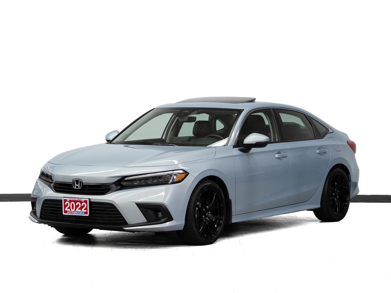 2022 Honda Civic TOURING | Nav | Leather | Sunroof | BSM | CarPlay