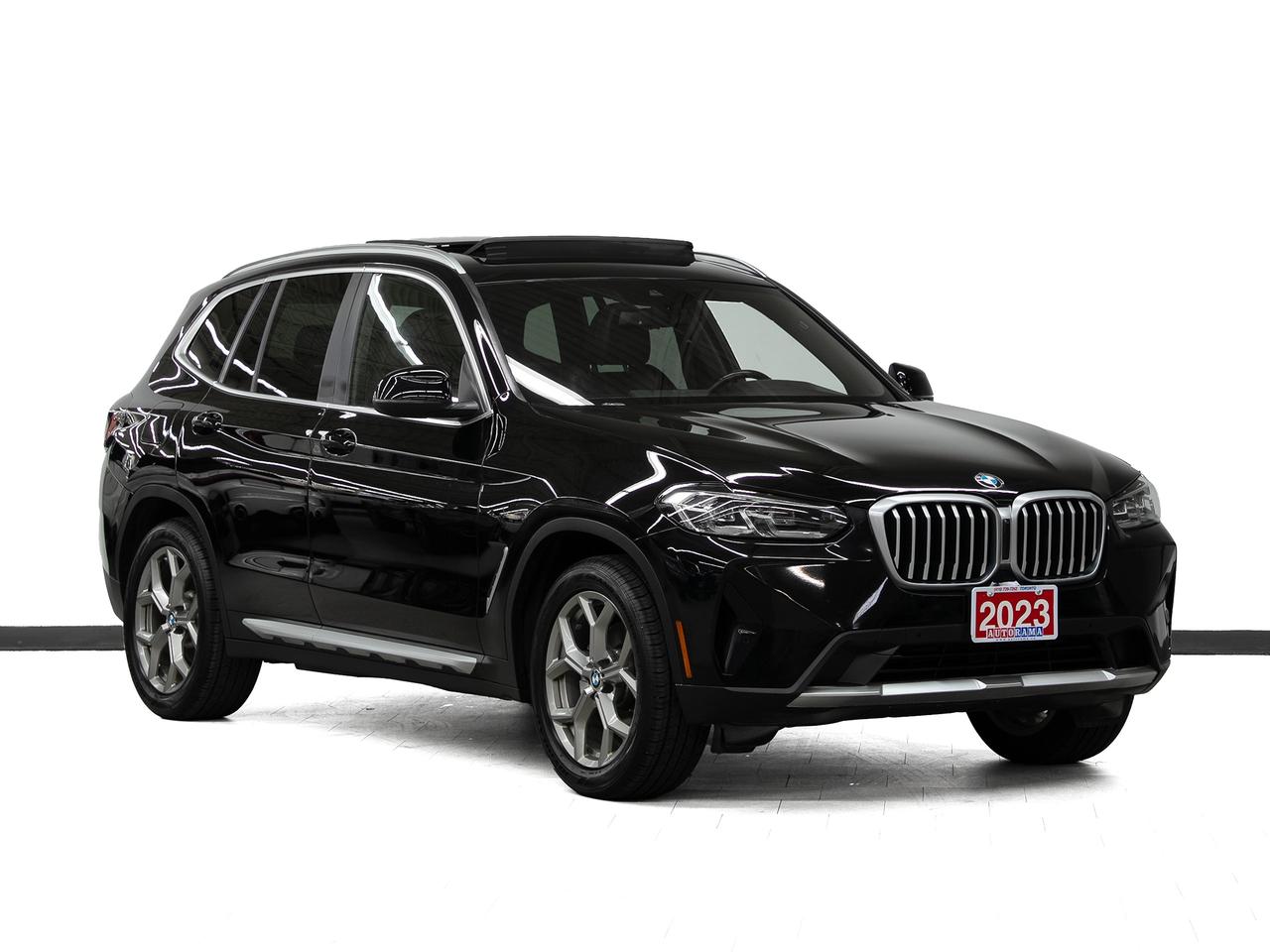 <div style=margin-bottom: 15px;><p data-path-to-node=1>Cash Price: $35,850 Finance Price: $33,850</p><p id=p-rc_e0596330baea5360-41 data-path-to-node=2></p></div><div style=margin-bottom: 15px;>Clean CarFax. 10.25-inch infotainment display | Navigation with Real-Time Traffic | Panoramic sunroof | Perforated Sensatec leatherette upholstery | xDrive All-Wheel Drive | Power liftgate | Heated front seats | Heated steering wheel | 19-inch Y-spoke alloy wheels | Apple CarPlay / Android Auto | Driving Assistant suite | Blind spot monitoring | Lane departure warning | Front & rear parking sensors | Tri-zone automatic climate control | LED headlights with cornering lights | Remote engine start | Backup camera | Bluetooth. <span class=citation-47 citation-end-47>2.0L TwinPower Turbo 4-cylinder engine (248HP).<sup class=superscript data-turn-source-index=1><!----></sup></span> Smooth Eco Comfort. Extended warranty options available. Trades are welcome. Financing for all credit types. Same-day approval. 125-point inspection completed. Detailed from corner to corner. Over 250 high-quality used vehicles available at the lowest prices for you to choose from. All vehicles are indoors. Visit us rain or shine.</div><div style=margin-bottom: 15px;>Call us to book a test drive: <a href=tel:4167397262>416-739-7262</a><br>Get pre-approved for your car loan in a minute: <a href=https://www.autorama.ca/financing/>Apply for Used Car Financing</a><br>Visit our showroom: 1205 Finch Ave West, North York, ON M3J 2E8</div><div style=margin-top: 15px; margin-bottom: 15px;>&mdash;&mdash;&mdash;&mdash;&mdash;&mdash;&mdash;&mdash;&mdash;&mdash;&mdash;&mdash;&mdash;&mdash;&mdash;&mdash;&mdash;&mdash;&mdash;&mdash;&mdash;&mdash;&mdash;&mdash;&mdash;&mdash;&mdash;&mdash;</div><h3 style=margin-bottom: 5px; margin-top: 0;>Pricing&nbsp;</h3><div style=margin-bottom: 15px;>Best Priced Dealer Award Winner for consecutive years. No admin or hidden fees. Prices exclude HST and licensing. Although every effort is made to ensure accuracy, Autorama is not responsible for typographical errors, omissions, or changes. Please verify all details in person. <span style=text-decoration: underline;>All vehicles can be Certified for an additional $999</span>. If not Certified, as per OMVIC Regulations, the vehicle is deemed to be not drivable and not Certified. Special pricing is not available to commercial, dealer, or exporting purchasers.</div><div style=margin-top: 15px; margin-bottom: 15px;>&mdash;&mdash;&mdash;&mdash;&mdash;&mdash;&mdash;&mdash;&mdash;&mdash;&mdash;&mdash;&mdash;&mdash;&mdash;&mdash;&mdash;&mdash;&mdash;&mdash;&mdash;&mdash;&mdash;&mdash;&mdash;&mdash;&mdash;&mdash;</div><h3 style=margin-bottom: 5px; margin-top: 0;>Financing</h3><div style=margin-bottom: 15px;>We welcome all credit types (no credit, new to the country, bankruptcy, consumer proposal, collections, and others). We offer $0 down and no payment for up to 6 months on approved credits. Want to get started now? Apply for a <a href=https://www.autorama.ca/financing/?utm_source=vdpdesc&utm_medium=vdpdesc>car loan online</a>. Same-day auto finance approvals and same-day delivery are available for qualified customers.</div><div style=margin-top: 15px; margin-bottom: 15px;>&mdash;&mdash;&mdash;&mdash;&mdash;&mdash;&mdash;&mdash;&mdash;&mdash;&mdash;&mdash;&mdash;&mdash;&mdash;&mdash;&mdash;&mdash;&mdash;&mdash;&mdash;&mdash;&mdash;&mdash;&mdash;&mdash;&mdash;</div><h3 style=margin-bottom: 5px; margin-top: 0;>Vehicle Review</h3><div style=margin-bottom: 15px;>The 2023 BMW X3 xDrive30i remains a benchmark in the luxury compact SUV segment, offering a near-perfect balance of sport-sedan agility and everyday utility. This model year features the refined iDrive 7 system on a standard 10.25-inch touchscreen, integrating seamlessly with wireless smartphone connectivity. <span class=citation-46 citation-end-46>Under the hood, the 2.0L TwinPower Turbo engine delivers 248 horsepower, providing punchy acceleration while maintaining impressive fuel efficiency through the 8-speed Steptronic transmission.<sup class=superscript data-turn-source-index=2><!----></sup></span> The interior is a showcase of German engineering, with high-quality materials, supportive sport seats, and a massive panoramic sunroof that opens up the cabin. Whether youre navigating tight city streets or heading up to cottage country, the X3s intelligent xDrive AWD system ensures maximum traction and safety in all Canadian weather conditions. We have a wide selection of used <a href=https://www.autorama.ca/vehicles?dsp_model=810 target=_blank rel=noopener>BMW X3</a> to help you choose.</div><div style=margin-top: 15px; margin-bottom: 15px;>&mdash;&mdash;&mdash;&mdash;&mdash;&mdash;&mdash;&mdash;&mdash;&mdash;&mdash;&mdash;&mdash;&mdash;&mdash;&mdash;&mdash;&mdash;&mdash;&mdash;&mdash;&mdash;&mdash;&mdash;&mdash;&mdash;&mdash;&mdash;</div><h3 style=margin-bottom: 5px; margin-top: 0;>Warranty</h3><div style=margin-bottom: 15px;>This vehicle qualifies for an extended warranty with a variety of terms and coverage options. Ask us anytime, we&rsquo;ll help you choose the plan that&rsquo;s right for you.</div><div style=margin-top: 15px; margin-bottom: 15px;>&mdash;&mdash;&mdash;&mdash;&mdash;&mdash;&mdash;&mdash;&mdash;&mdash;&mdash;&mdash;&mdash;&mdash;&mdash;&mdash;&mdash;&mdash;&mdash;&mdash;&mdash;&mdash;&mdash;&mdash;&mdash;&mdash;&mdash;&mdash;</div><h3 style=margin-bottom: 5px; margin-top: 0;>Trade-In / Appraisal</h3><div style=margin-bottom: 15px;>Have a vehicle to trade? We pay top dollar for trades, any vehicle, any condition. Bring your trade for a free appraisal when you visit us or you can apply for</div><div style=margin-top: 15px; margin-bottom: 15px;>&mdash;&mdash;&mdash;&mdash;&mdash; &mdash;&mdash;&mdash;&mdash;&mdash;&mdash;&mdash;&mdash;&mdash;&mdash;&mdash;&mdash;&mdash;&mdash;&mdash;&mdash;&mdash;&mdash;&mdash;&mdash;&mdash;&mdash;&mdash;</div><h3 style=margin-bottom: 5px; margin-top: 0;>Visit / Showroom Info</h3><div style=margin-bottom: 15px;>Visit our indoor showroom (rain or shine) at:<br>Autorama 1205 Finch Ave West, North York, ON M3J 2E8<br>Call us at <a href=tel:4167397262>416-739-7262</a> to book a test drive or ask questions.</div><div style=margin-top: 15px; margin-bottom: 15px;>&mdash;&mdash;&mdash;&mdash;&mdash;&mdash;&mdash;&mdash;&mdash;&mdash;&mdash;&mdash;&mdash;&mdash;&mdash;&mdash;&mdash;&mdash;&mdash;&mdash;&mdash;&mdash;&mdash;&mdash;&mdash;&mdash;&mdash;&mdash;</div><h3 style=margin-bottom: 5px; margin-top: 0;>Who we are</h3><div style=margin-bottom: 15px;>Autorama is Toronto&rsquo;s trusted, award-winning <a href=https://www.autorama.ca/?utm_source=vdpdesc&utm_medium=vdpdesc>used car dealership</a>, offering over 250 hand-picked vehicles at the lowest prices. We&rsquo;re committed to exceptional service and have proudly served Toronto, Mississauga, Brampton, and the GTA for over 25 years &mdash; and with our full indoor showroom, you can visit us rain or shine.</div><div style=margin-top: 15px; margin-bottom: 15px;>&mdash;&mdash;&mdash;&mdash;&mdash;&mdash;&mdash;&mdash;&mdash;&mdash;&mdash;&mdash;&mdash;&mdash;&mdash;&mdash;&mdash;&mdash;&mdash;&mdash;&mdash;&mdash;&mdash;&mdash;&mdash;&mdash;&mdash;&mdash;</div><h3 style=margin-bottom: 5px; margin-top: 0;>Disclaimers</h3><ul style=margin-top: 0; padding-left: 20px;><li><span data-olk-copy-source=MessageBody>Prices exclude HST and licensing.</span></li></ul><ul style=margin-top: 0; padding-left: 20px;><li data-ogsc= data-olk-copy-source=MessageBody>Prices, rates, and payments are subject to change without notice.</li></ul><ul style=margin-top: 0; padding-left: 20px;><li data-ogsc= data-olk-copy-source=MessageBody>Advertised price includes a $2,000 finance credit. Cash price may differ.</li></ul><ul style=margin-top: 0; padding-left: 20px;><li data-ogsc= data-olk-copy-source=MessageBody>All vehicles come standard with one key. Additional keys may be purchased at the time of sale.</li></ul><ul style=margin-top: 0; padding-left: 20px;><li><span data-olk-copy-source=MessageBody>Although every effort is made to ensure accuracy, Autorama is not responsible for typographical errors, omissions, or changes. Please verify all details with your Sales & Finance Specialist.</span></li></ul>