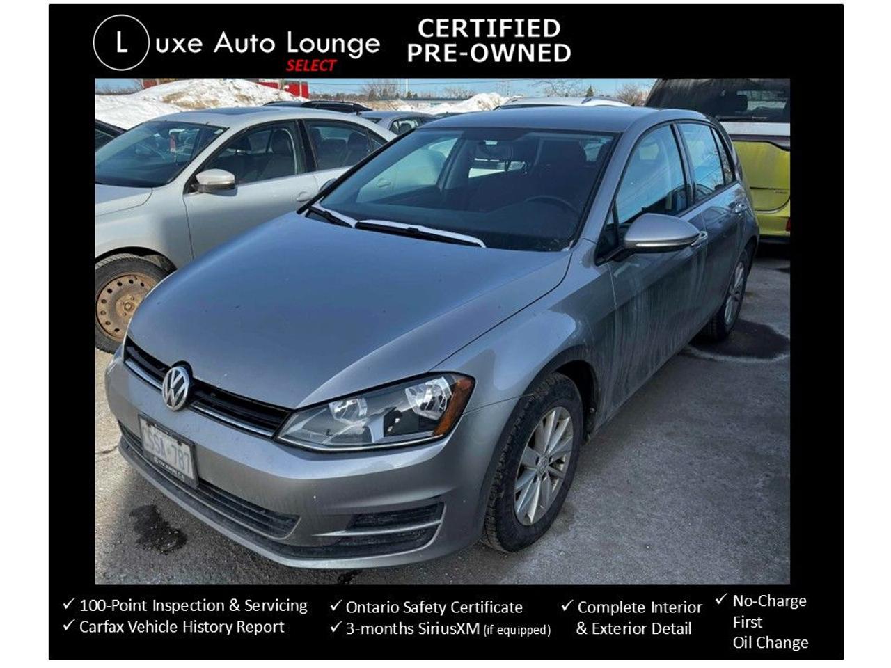 Used 2015 Volkswagen Golf Comfortline - MANUAL, HEATED SEATS, BACK-UP CAMERA for sale in Orleans, ON