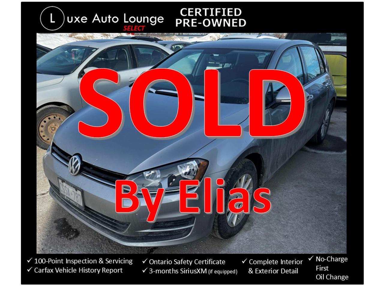 2015 Volkswagen Golf Comfortline - MANUAL, HEATED SEATS, BACK-UP CAMERA