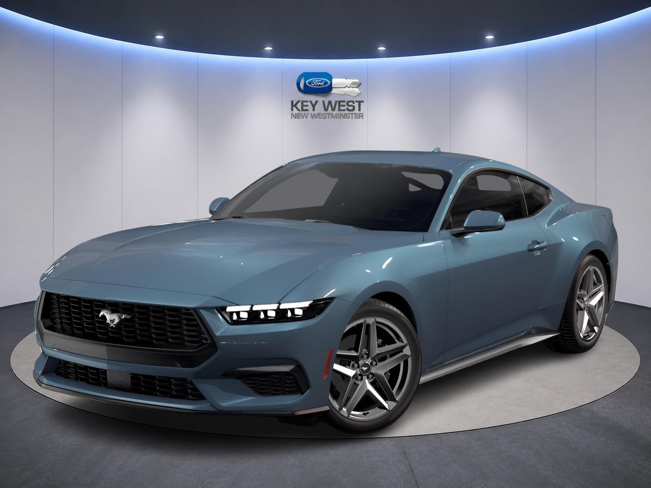 Vapour Blue Metallic 2026 Ford Mustang Coupe Rear-Wheel Drive Automatic