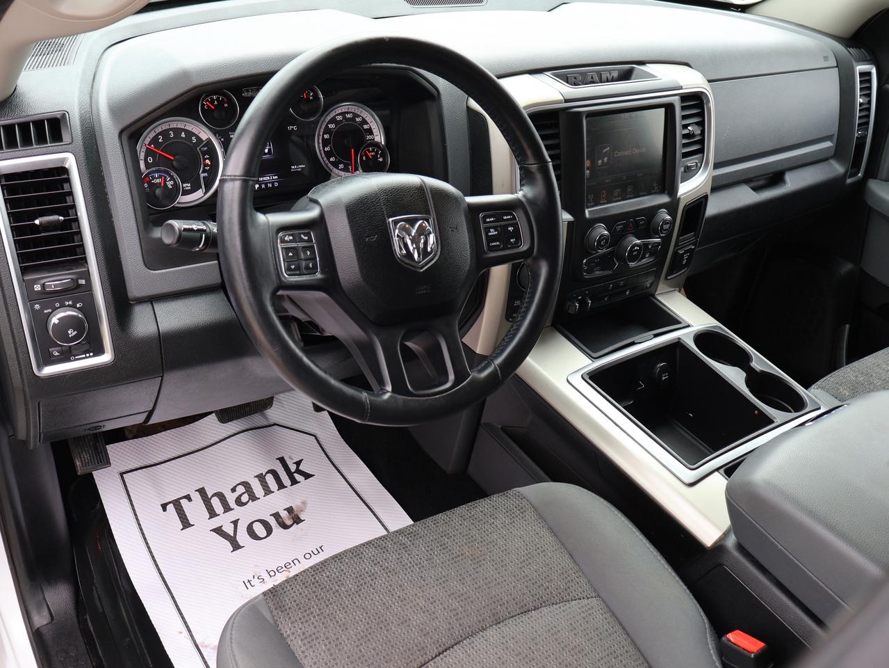 2015 RAM 1500 BIG HORN DIESEL CREW 4WD CERTIFIED *ACCIDENT FREE*DODGE MAINTAIN*  CAMERA BLUETOOTH HEATED SEATS/STEERING RUNNING BOARDS CRUISE ALLOYS Photo