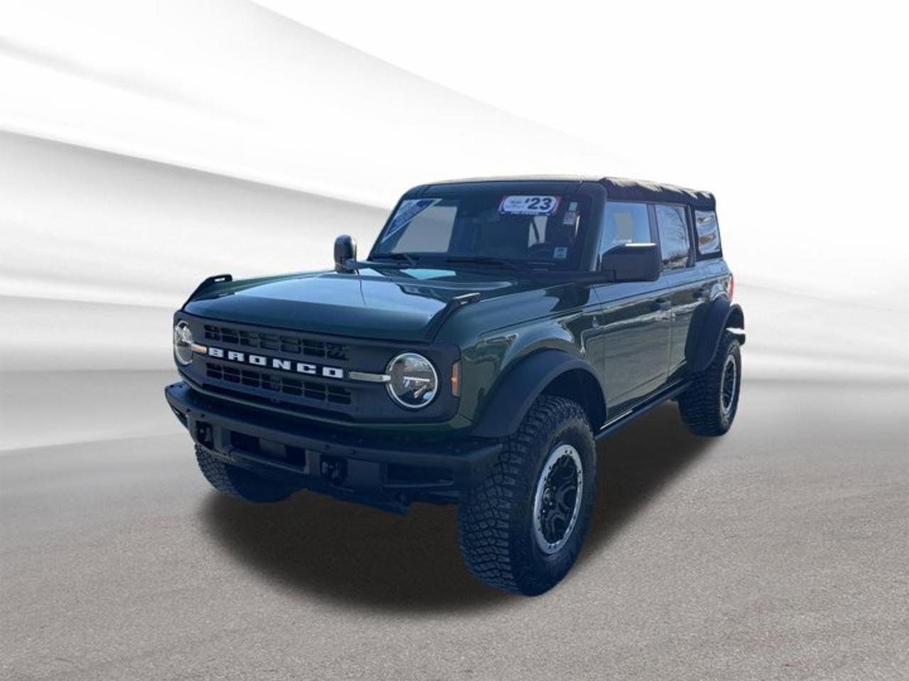 Open-air freedom meets everyday utility in this used 2023 Ford Bronco Big Bend Convertible, now available at Steele Halifax Chrysler Dodge Jeep Ram FIAT in Halifax. Finished in Green, this four-door SUV pairs classic Bronco character with modern power from a 2.7-litre twin-turbo V6 gas engine and confident 4-wheel drive.With 33,820 km on the odometer, this 2023 Ford Bronco Big Bend is ready for work, weekends, and trail time. Its automatic transmission helps make daily driving easy, while the convertible design adds a fun, open-air feel that stands out in every season across Nova Scotia.FEATURES OF THE Bronco Big BendFour-door body adds easy rear accessConvertible design brings open-air drivingGreen exterior has bold outdoor appealBronco character built for versatile useADVANCED SAFETY FEATURESFour-wheel drive supports traction on loose surfacesHigh ground clearance helps off-road confidenceStrong body design supports rugged travelFour-door layout improves passenger entry easePERFORMANCE AND EFFICIENCY2.7-litre twin-turbo V6 delivers strong powerAutomatic transmission provides smooth daily drivingGas engine supports quick highway mergingFour-wheel drive adds all-season capabilityCOMFORT AND CONVENIENCEFour doors make loading passengers easierConvertible roof adds fresh-air enjoymentPractical cabin suits daily driving needsUseful layout supports active lifestylesTECHNONOLGY AND CONNECTIVITYDriver-focused controls are easy to reachClear instrument layout supports quick checksAutomatic transmission simplifies urban drivingModern Bronco design feels current insideCARGO SPACERear cargo area handles weekend gearFour-door design improves loading flexibilityRoomy layout suits travel and errandsVersatile interior supports active ownershipAWARDS & RECOGNITIONSBest 4x4 and Pick-Up, Womens World Car of the Year, 2022Utility Vehicle of the Year, The North American Car, Truck and Utility Vehicle of the Year Awards, 2022WHAT OTHER OWNERS LIKEStrong V6 power for confident accelerationOpen-air driving adds extra funFour-wheel drive boosts trail confidenceRugged design fits adventurous lifestylesThis 2023 Ford Bronco Big Bend gives you the freedom to explore with the power and utility drivers want in a true sport utility vehicle. Its convertible layout, capable 4-wheel drive system, and twin-turbo V6 make it a smart choice for drivers who want one vehicle that can handle city streets, highways, and rougher roads with ease.At Steele Halifax Chrysler Dodge Jeep Ram FIAT in Halifax, this used 2023 Ford Bronco Big Bend offers a rare mix of everyday practicality and outdoor spirit. If you want a capable Ford with low-use kilometres, strong performance, and unmistakable Bronco style, this one deserves a close look.This 2023 Ford Bronco Big Bends VIN is: 1FMEE5DP8PLB41575.We invite you to book a viewing and test drive at your earliest convenience