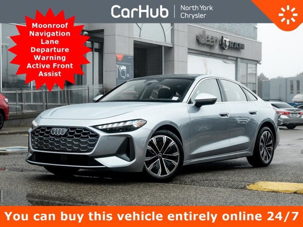 Used 2025 Audi A5 Moonroof Navi Side Assist Lane Departure Warning Active Front Assist for sale in Thornhill, ON