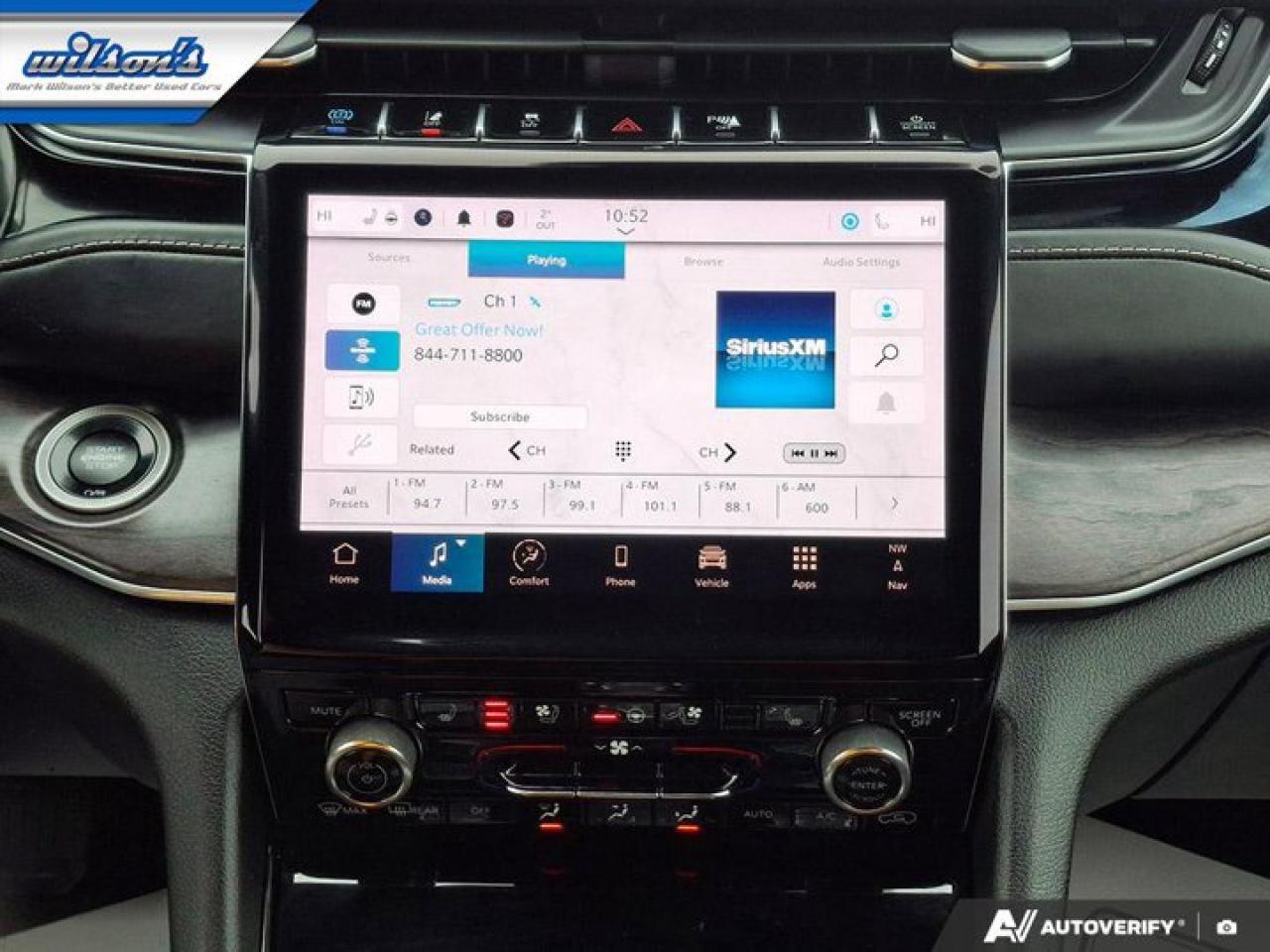 2022 Jeep Grand Cherokee 4xe Overland 4x4 | PHEV | Leather | Nav | 19 Speaker Audio | Heated Wheel | Cooled Seats and More ! Photo