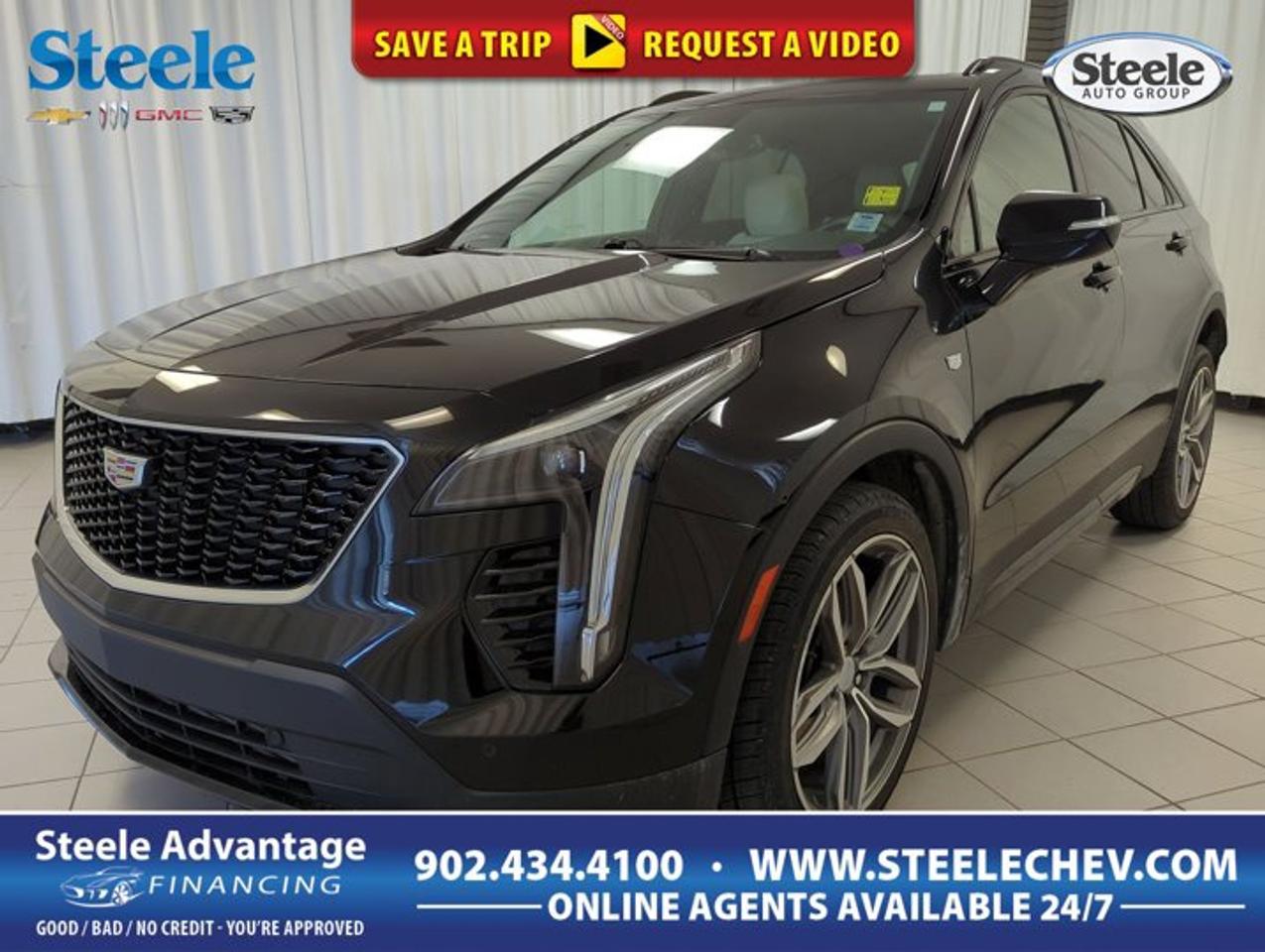 This 2023 Cadillac XT4 Awd Sport is a refined compact luxury SUV that brings sharp style, confident all-wheel drive, and turbocharged performance together in one well-balanced package. Offered by Steele Chevrolet Buick GMC in Dartmouth, this used XT4 stands out with a black exterior, black interior, four-door practicality, and a power sunroof that adds extra light and openness to every drive.With 88,270 km on the odometer, this 2023 Cadillac XT4 Awd Sport continues to offer the upscale road manners and premium feel that have made this model popular with drivers who want comfort, control, and everyday versatility. Its automatic transmission and 2.0-litre turbocharged gas I4 engine deliver smooth power for city travel, highway cruising, and changing Maritime road conditions.FEATURES OF THE XT4 Awd SportSport-focused XT4 design and driving characterAll-wheel drive for added road confidencePower sunroof brightens the cabinBlack finish adds upscale road presenceADVANCED SAFETY FEATURESFour-door SUV design aids passenger accessAll-wheel drive supports year-round tractionStable automatic transmission for smooth responsesSolid Cadillac build inspires daily confidencePERFORMANCE AND EFFICIENCY2.0-litre turbocharged engine feels responsiveAutomatic transmission delivers smooth shiftingAll-wheel drive adds secure handlingBalanced power for city and highwayCOMFORT AND CONVENIENCEPower sunroof adds fresh open-air feelFour doors improve everyday practicalityBlack interior creates a clean cabinCompact SUV size eases urban drivingTECHNOLOGY AND CONNECTIVITYDriver-focused cabin layout feels intuitiveClear instrumentation supports easy monitoringAutomatic transmission simplifies daily commutingModern Cadillac design feels contemporaryCARGO SPACERear cargo area supports daily errandsSUV shape helps carry larger itemsFlexible interior suits active lifestylesUseful space for trips and shoppingThe 2023 Cadillac XT4 Awd Sport is known for blending premium comfort with a more athletic personality than many compact luxury SUVs. Its proportions make it easy to park and manoeuvre in town, yet it still offers the elevated seating position and cargo flexibility many drivers want in an SUV. The black-on-black colour combination gives this example a clean, upscale look that suits the Cadillac name very well.Under the hood, the turbocharged 2.0-litre gas engine provides strong everyday response without feeling excessive. It is well matched to the automatic transmission, helping this 2023 Cadillac XT4 Awd Sport feel composed in stop-and-go traffic and relaxed at highway speeds. The all-wheel drive system is a major advantage in Atlantic Canadian weather, giving drivers added confidence when roads are wet, snowy, or uneven.Inside, this 2023 Cadillac XT4 Awd Sport offers a cabin atmosphere that feels modern and driver centred. The power sunroof is an excellent feature for drivers who enjoy extra natural light and ventilation. It helps make the interior feel even more open and inviting on daily drives, weekend getaways, and scenic coastal routes around Dartmouth and beyond.Practicality is another strength. The four-door layout makes entry and exit easy for passengers, while the cargo area is ready for groceries, work gear, travel bags, or sports equipment. This is the kind of luxury SUV that fits comfortably into everyday life while still delivering the premium character expected from Cadillac.For drivers shopping for a used luxury SUV with confident all-wheel drive, turbocharged performance, and a well-finished cabin, this 2023 Cadillac XT4 Awd Sport is a smart choice at Steele Chevrolet Buick GMC in Dartmouth. It offers premium style, useful versatility, and a composed driving experience in one attractive package.WHAT OTHER OWNERS LIKEConfident all-wheel drive in poor weatherSmooth ride with responsive turbo powerEasy size for city parkingPremium feel throughout the cabinThis 2023 Cadillac XT4 Awd Sports VIN is: 1GYFZFR47PF105368 .