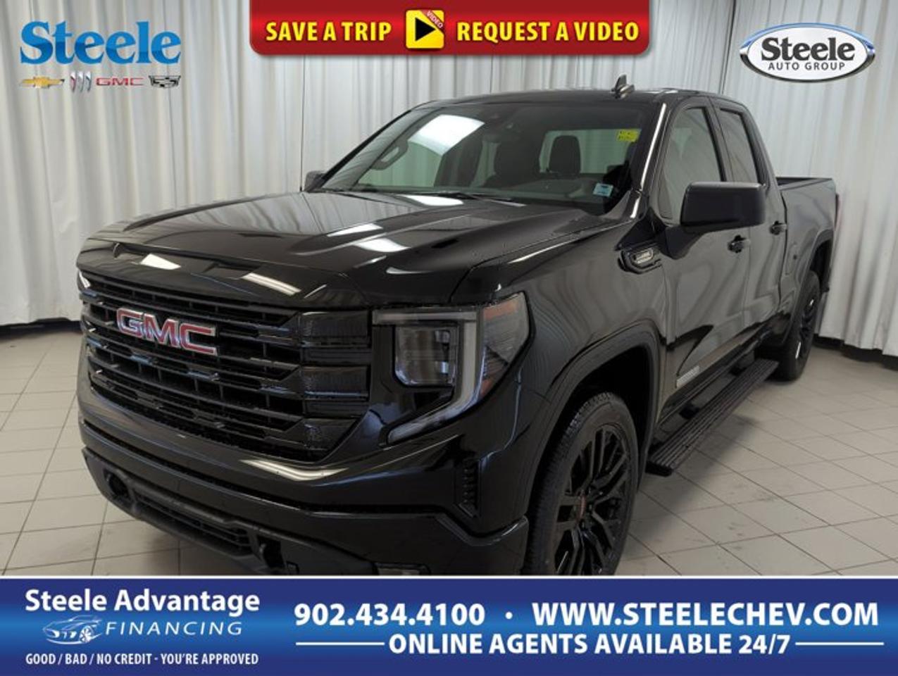 Built for hard work and everyday comfort, this 2026 GMC Sierra 1500 Elevation delivers the bold capability truck buyers want in Dartmouth. Finished in Black with a matching Black interior, this four-door pickup pairs a confident look with a practical layout. At Steele Chevrolet Buick GMC, this Sierra 1500 Elevation stands out with its 3.0-litre turbocharged diesel I6 engine, automatic transmission, and four-wheel drive for strong year-round performance.This GMC Sierra 1500 Elevation is equipped with features that add real value to daily use. The engine block heater helps with cold-weather starts, while wireless charging keeps compatible devices powered without cable clutter. Paddle shifters add a more hands-on driving feel, and steel wheels bring durable, no-nonsense truck character. With a smart mix of work-ready strength and modern convenience, this pickup is ready for busy weekdays and weekend plans alike.FEATURES OF THE Sierra 1500 ElevationBlack exterior with bold truck presenceBlack interior with clean practical layoutFour-door cab for easy accessAutomatic transmission with paddle shiftersTRUCK FEATURESFour-wheel drive for added tractionTurbo diesel power for strong pullingPickup box supports cargo versatilityBuilt for work and daily useADVANCED SAFETY FEATURESFour-wheel drive supports slippery road controlStrong truck stance inspires road confidenceFour-door layout helps passenger accessDurable build suits daily truck demandsPERFORMANCE AND EFFICIENCY3.0-litre turbocharged diesel I6 engineAutomatic transmission for smooth operationDiesel power supports strong low-end torqueEngine block heater aids cold startsCOMFORT AND CONVENIENCEWireless charging reduces cable clutterFour doors improve cabin accessibilityPaddle shifters add driver involvementPractical cabin suits daily routinesTECHNOLOGY AND CONNECTIVITYWireless charging for compatible smartphonesClear driving layout supports easy useModern controls placed within reachUseful tech for everyday drivingCARGO SPACEPickup box handles gear and suppliesOpen bed supports larger cargoTruck design suits jobsite needsFlexible space for work equipmentWHAT OTHER OWNERS LIKEEfficient diesel engine with strong torqueConfident four-wheel drive capabilityUseful truck bed versatilityComfortable ride for daily drivingDrivers shopping for a full-size pickup often want strength, efficiency, and practical equipment in one package. This 2026 GMC Sierra 1500 Elevation answers that need with a diesel engine known for solid torque delivery and dependable highway manners. The automatic transmission helps keep driving smooth in town and on the highway, while four-wheel drive adds reassurance when road conditions change across Nova Scotia.The Black exterior gives this truck a clean, assertive appearance that suits both professional and personal use. Inside, the Black interior keeps the cabin looking sharp and easy to maintain. The four-door configuration makes this GMC Sierra 1500 Elevation a smart choice for drivers who need room for passengers, extra gear, or a combination of both throughout the week.Practical details make a big difference in Canadian conditions, and the included engine block heater is especially useful during colder months. Wireless charging adds convenience for busy drivers who rely on their phones through the day. Paddle shifters bring an added sense of control, while steel wheels emphasize durability and a ready-for-work attitude.If you need a pickup that balances diesel efficiency, everyday usability, and truck capability, this 2026 GMC Sierra 1500 Elevation deserves a close look. It offers the key features you need without unnecessary complication, making it a solid choice for drivers who value straightforward performance and real-world utility. See it today at Steele Chevrolet Buick GMC in Dartmouth.This 2026 GMC Sierra 1500 Elevations VIN is: 1GTVUCE82TZ285102 .