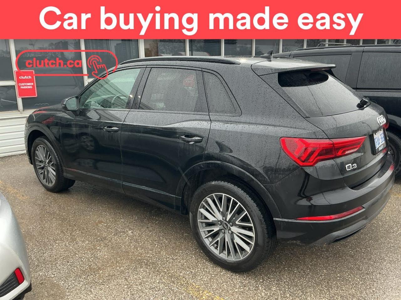 NO ACCIDENTS / CLEAN CARFAX / Brake Assist, Power Tailgate/Hatch, Front Heated Seats and more!<br> <br>Clutch is the largest online used car retailer in Canada, delivering a seamless, hassle-free car-buying experience to drivers everywhere. Shop thousands of used cars online, get the right one delivered to your door, and enjoy peace of mind with our 10-Day Money-Back Guarantee. How sweet is that? To learn more, visit clutch.ca.<br> <br>The top features for this car include:<br> <br>Auto Stop/Start<br>Brake Assist<br>Power Tailgate/Hatch<br>Front Heated Seats<br>Climate Control<br>Dual Zone Front Climate Control<br>Rear Climate Vents<br>Bluetooth Music<br>Touchscreen Display<br>Cruise Control<br>12V Outlet<br>Hands Free Device Connectivity<br>Apple CarPlay<br>Android Auto<br>USB Input<br>Keyless Entry<br>Passive Keyless Entry<br>Push Button Start<br>Forward Collision Mitigation<br>Pedestrian Detection<br>Heated Steering Wheel<br>Rain Sensing Wipers<br>Panoramic Sunroof<br>Hill Assistance<br>Rear View Camera<br>Power Driver Seat<br>Ambient Lighting<br> <br>Seamless home delivery - Delivery to your door in a matter of days. Available on select packages.<br> <br>Try it out for 10 days - If you do not like it, we will take it back. <br> <br>Quality assured - All cars go through our rigorous 210-point inspection and reconditioning process.<br> <br>Peace of mind - Warranty and protection plans available.<br> <br>Haggle-free - No haggling or hard sells.<br> <br>100% Transparency - Full inspection reports on every car, including high-res photography and a free Carfax report.<br> <br>Listed price is for cash purchase only and does not include taxes, Shipping Fees (if applicable), Delivery Fees (if applicable), government licensing fees.<br> <br>Previous Provincial Registrations:<br>Ontario<br> <br>Stock # 92262