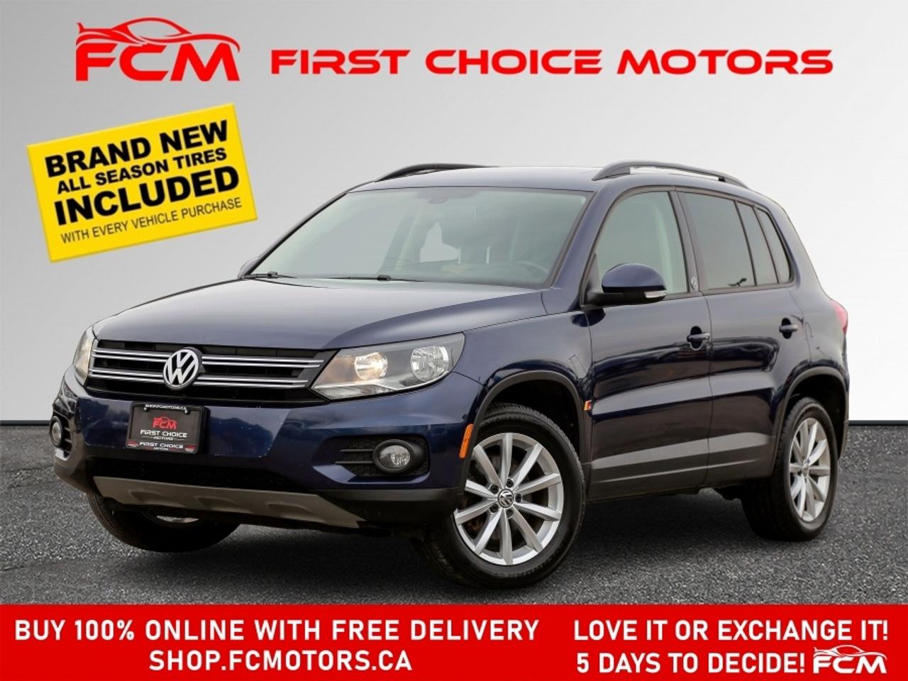 2017 Volkswagen Tiguan WOLFSBURG ~AUTOMATIC, FULLY CERTIFIED WITH WARRANT Photo0