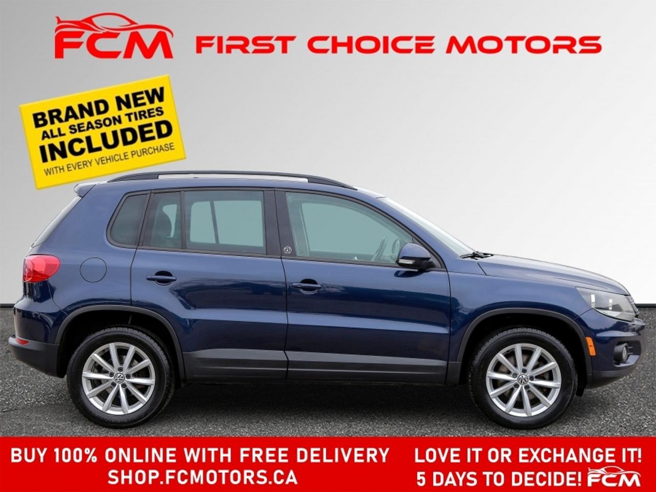 2017 Volkswagen Tiguan WOLFSBURG ~AUTOMATIC, FULLY CERTIFIED WITH WARRANT Photo