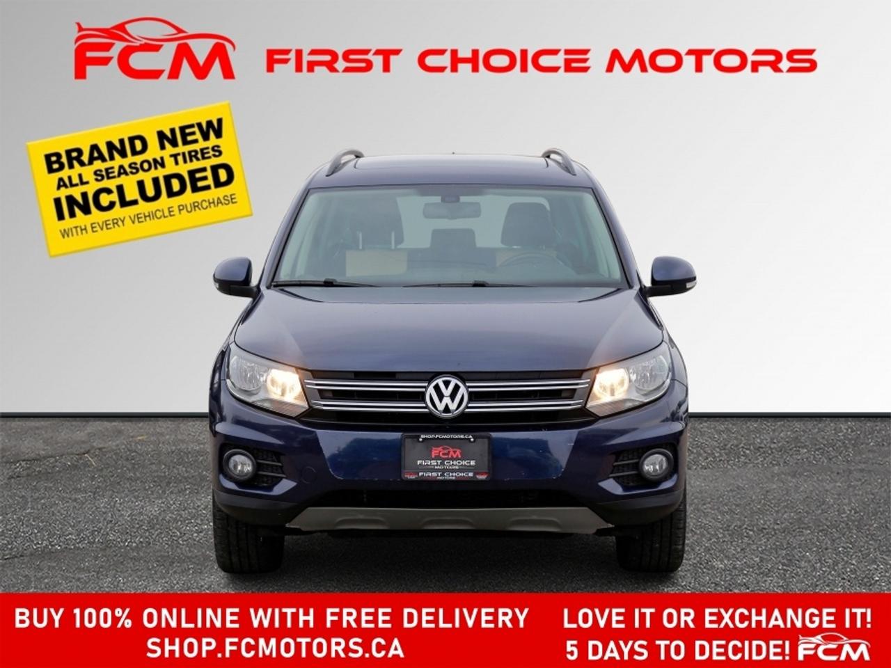 2017 Volkswagen Tiguan WOLFSBURG ~AUTOMATIC, FULLY CERTIFIED WITH WARRANT Photo