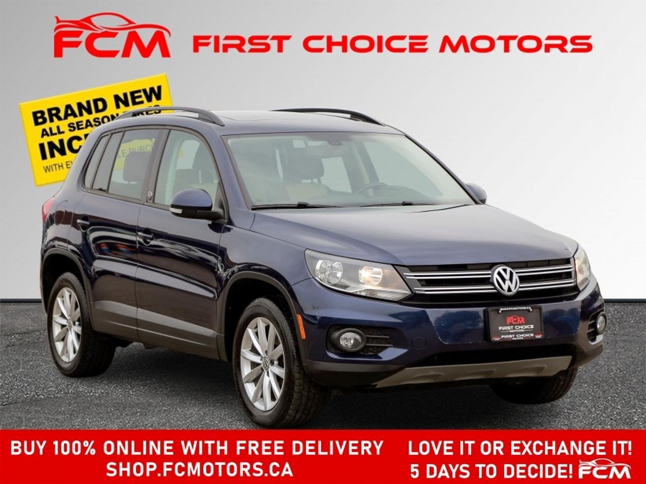 2017 Volkswagen Tiguan WOLFSBURG ~AUTOMATIC, FULLY CERTIFIED WITH WARRANT Photo