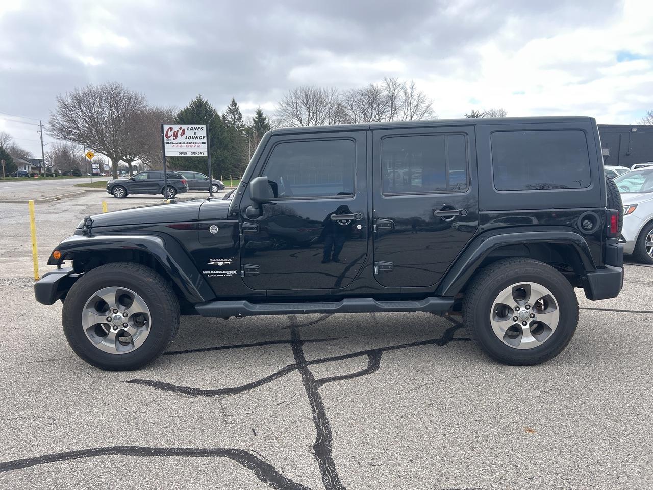 2018 Jeep Wrangler JK Unlimited SAHARA, CLEAN CARFAX, REMOTE START! Photo