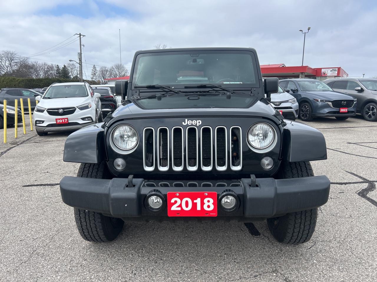 2018 Jeep Wrangler JK Unlimited SAHARA, CLEAN CARFAX, REMOTE START! Photo