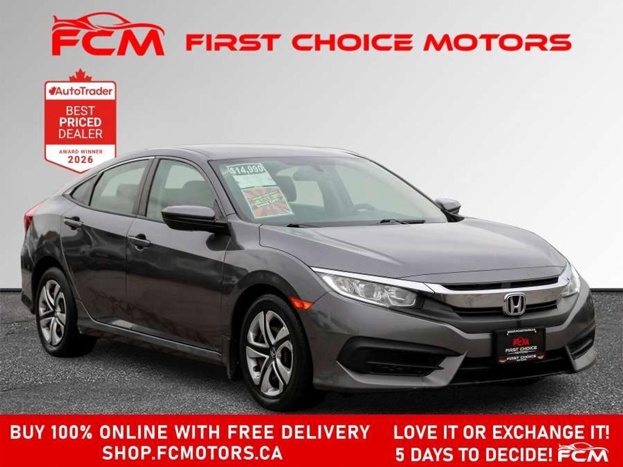 2018 Honda Civic LX   FULLY CERTIFIED WITH WARRANTY Photo