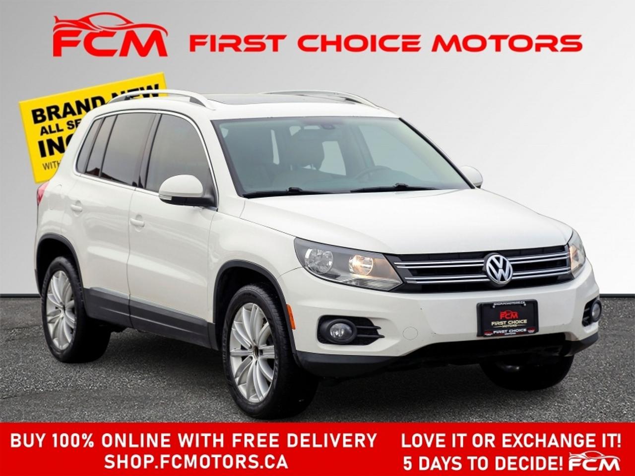 2014 Volkswagen Tiguan 4MOTION ~AUTOMATIC, FULLY CERTIFIED WITH WARRANTY! Photo