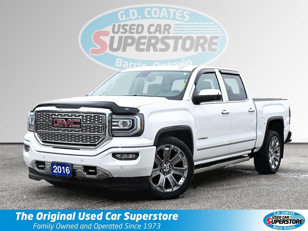 2016 GMC Sierra 1500 Denali Crew Cab 4x4 ~Nav ~Cam ~Roof ~Leather ~BOSE Photo0