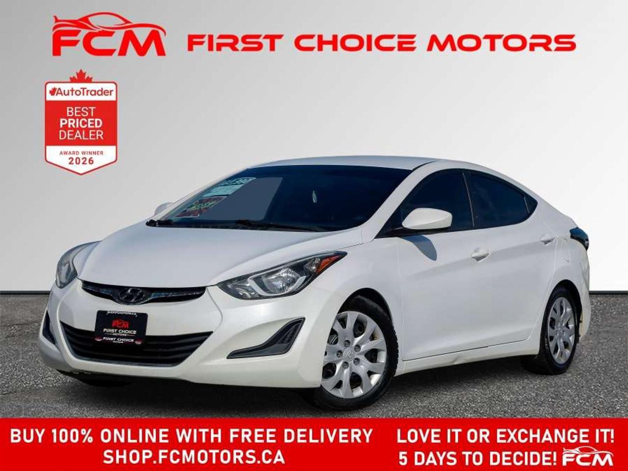2016 Hyundai Elantra GL   FULLY CERTIFIED WITH WARRANTY Photo0
